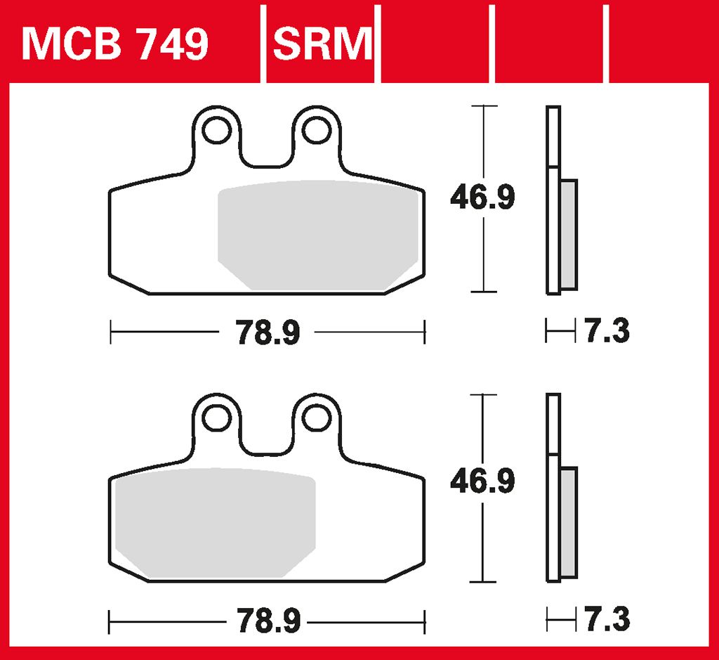 TRW Bremsbelag Sinter