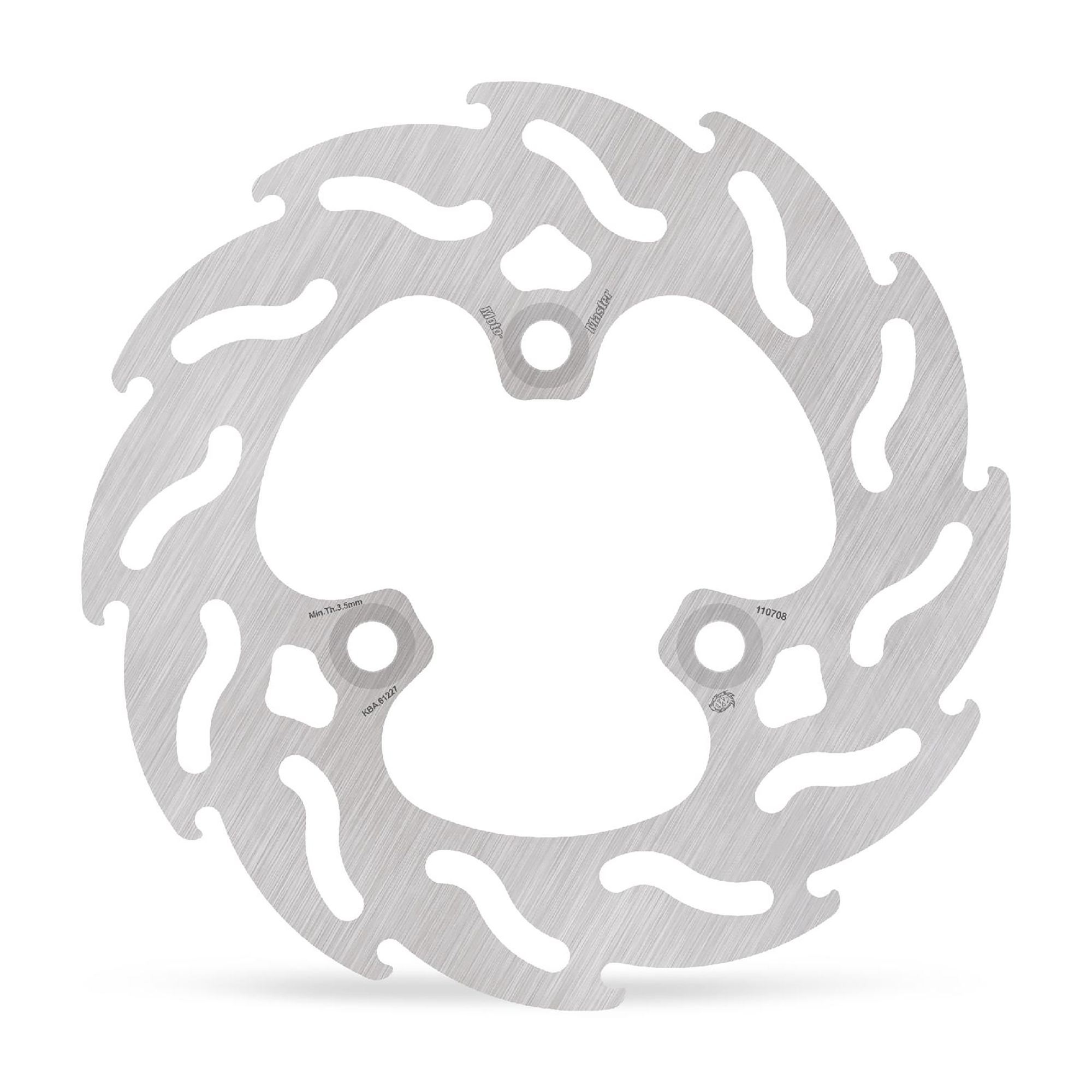 Moto-Master Bremsscheibe Flame hinten starr mit ABE