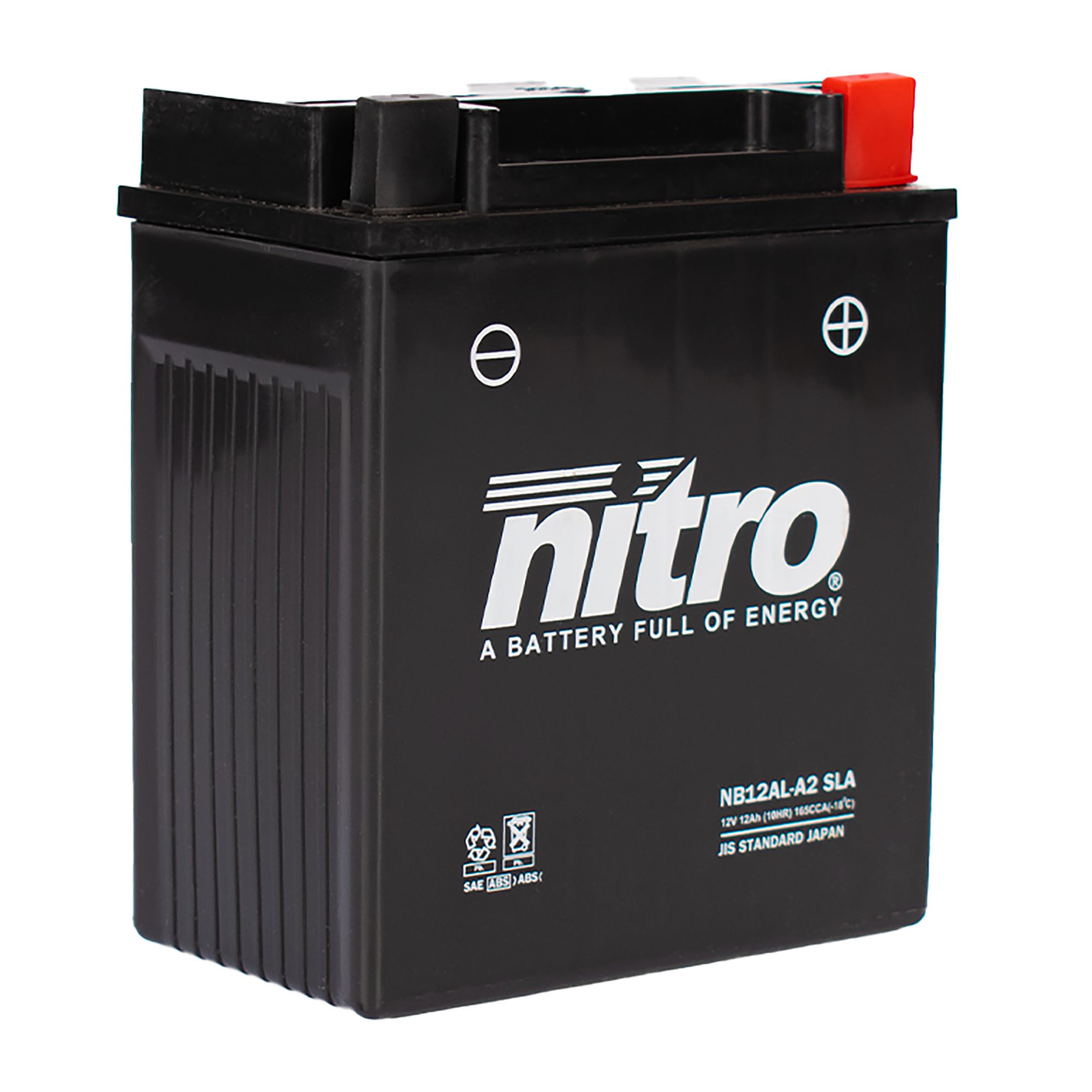 Nitro Batterie 12V 12AH YB12AL-A2 Gel 51213