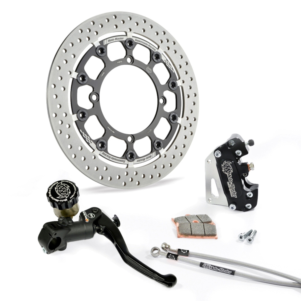 Moto-Master Supermoto Kit 300 Halo Bremsscheibe Bremssattel Bremspumpe