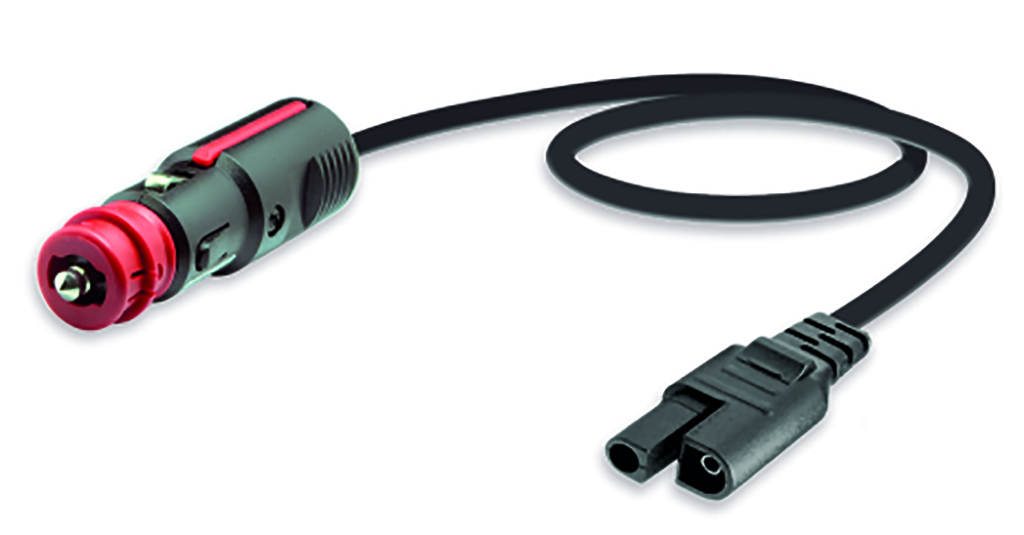 Shido Anschlusskabel f. Bordsteckdose oder Zigarettenanzünder 12/21 mm