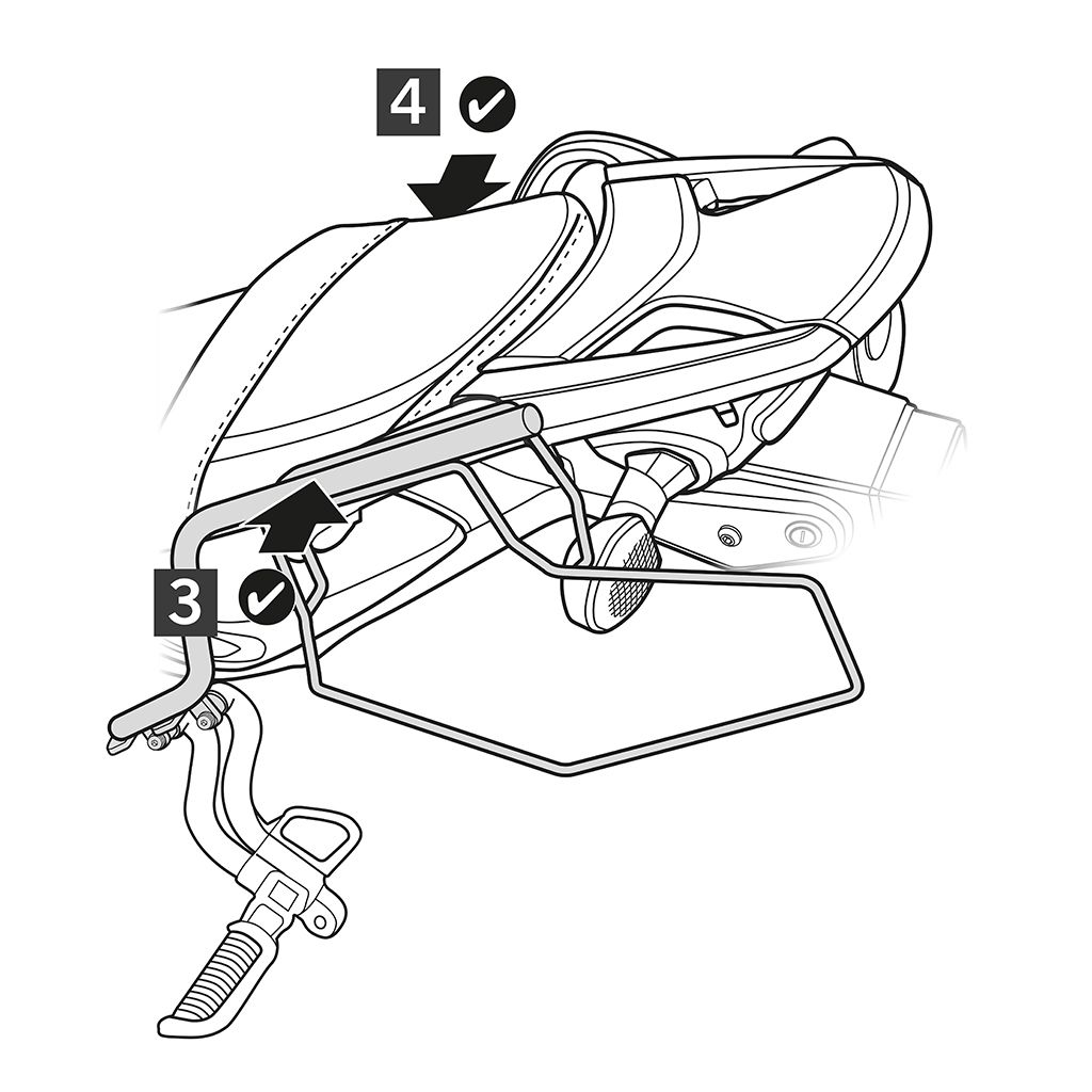 SHAD Seitentaschen-Träger