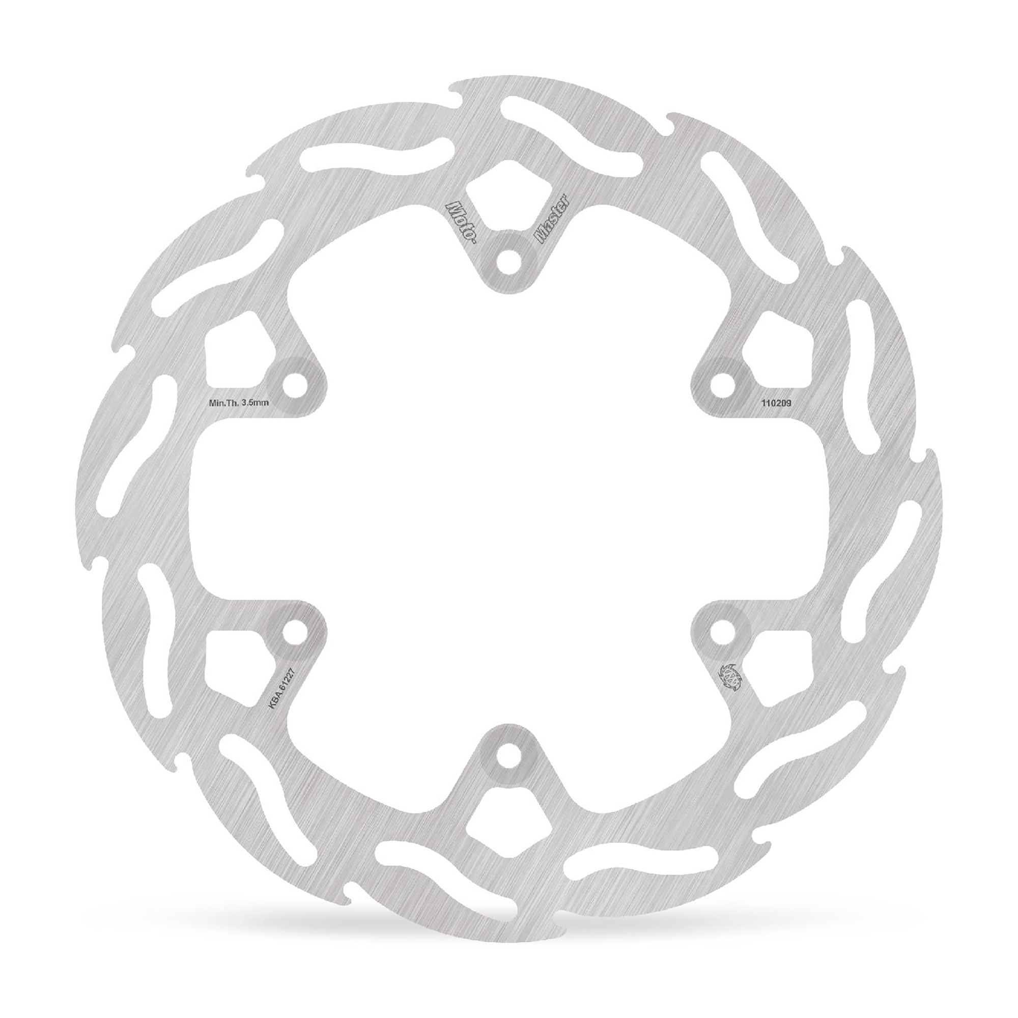 Moto-Master Bremsscheibe Flame hinten starr mit ABE