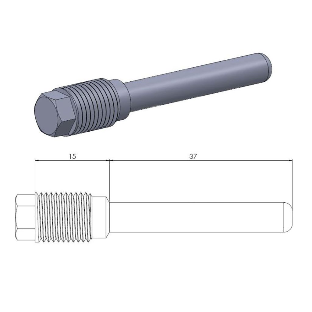 Moto-Master Bremsbelag Gleitstift