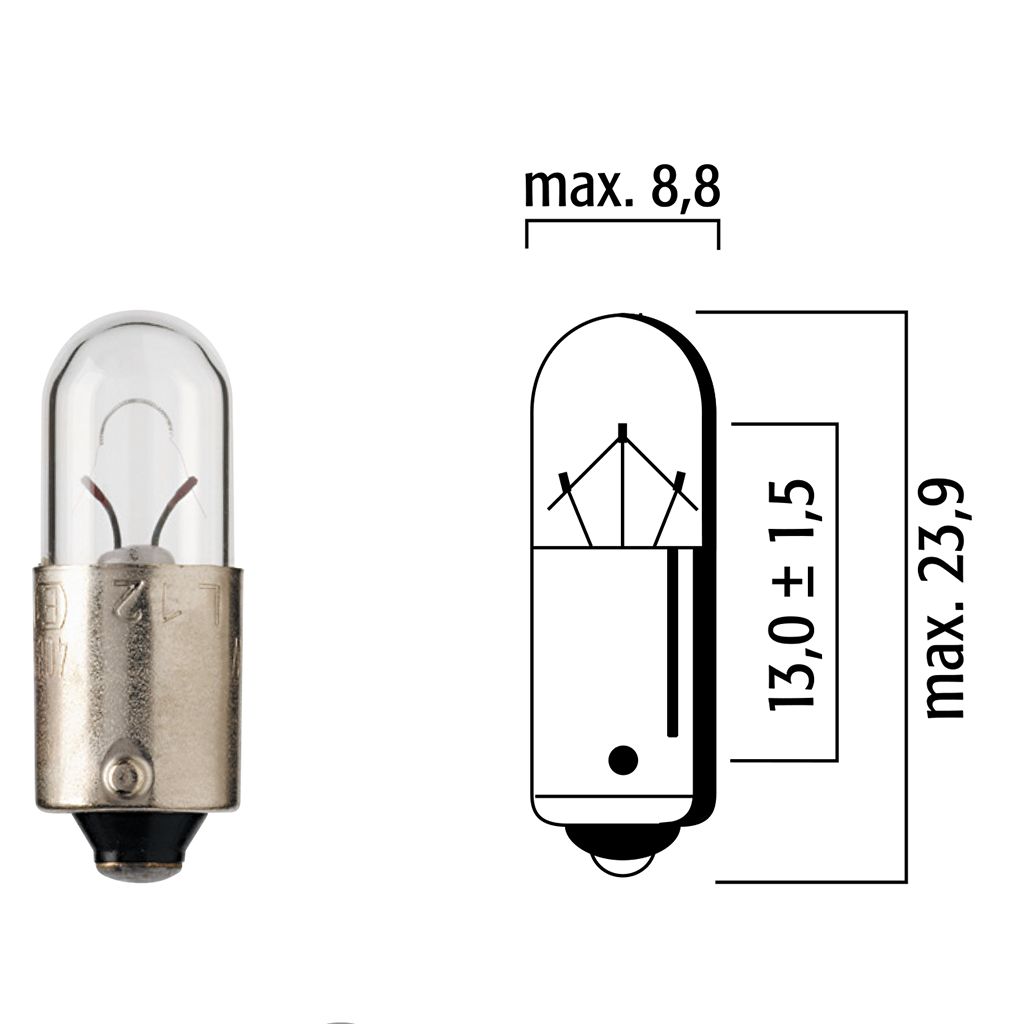 Flösser Lampen 6V 4W BA9s VPE10