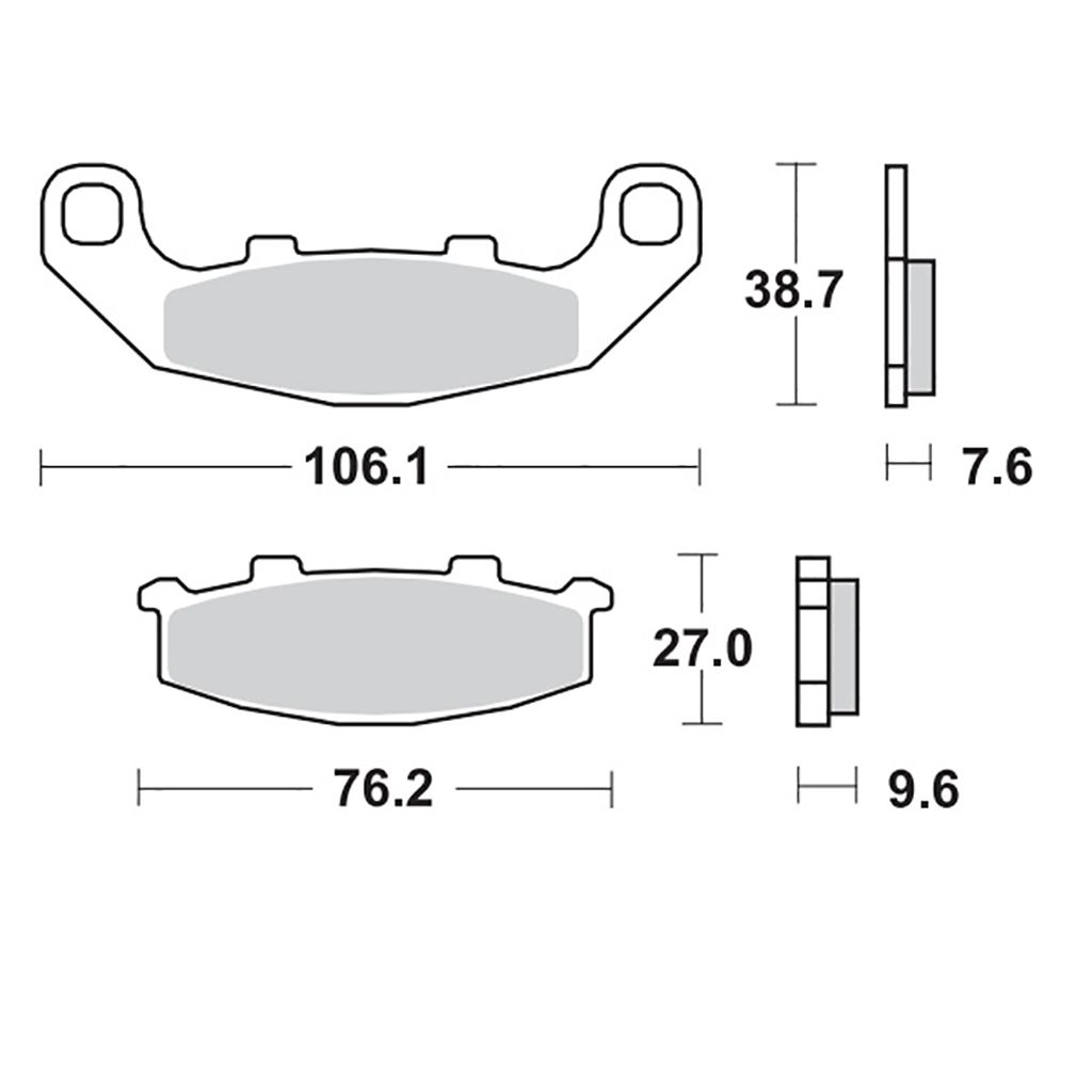 Moto-Master Bremsbelag RoadPRO Ceramic