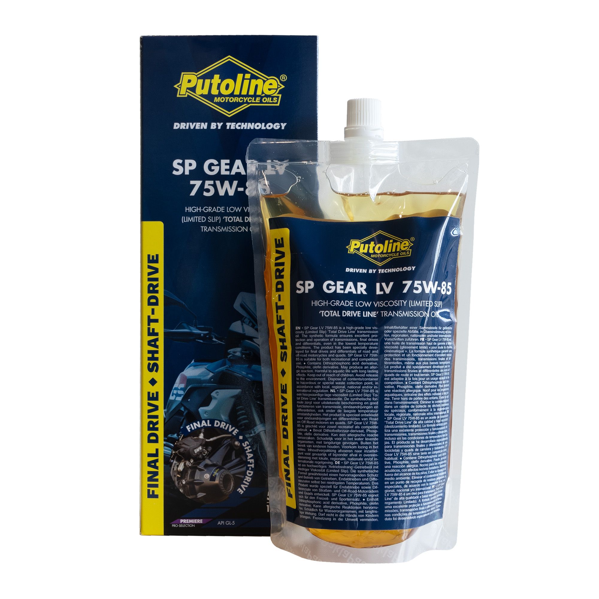 Putoline Getriebeöl 0,5 Liter Beutel SP Gear LV 75W85