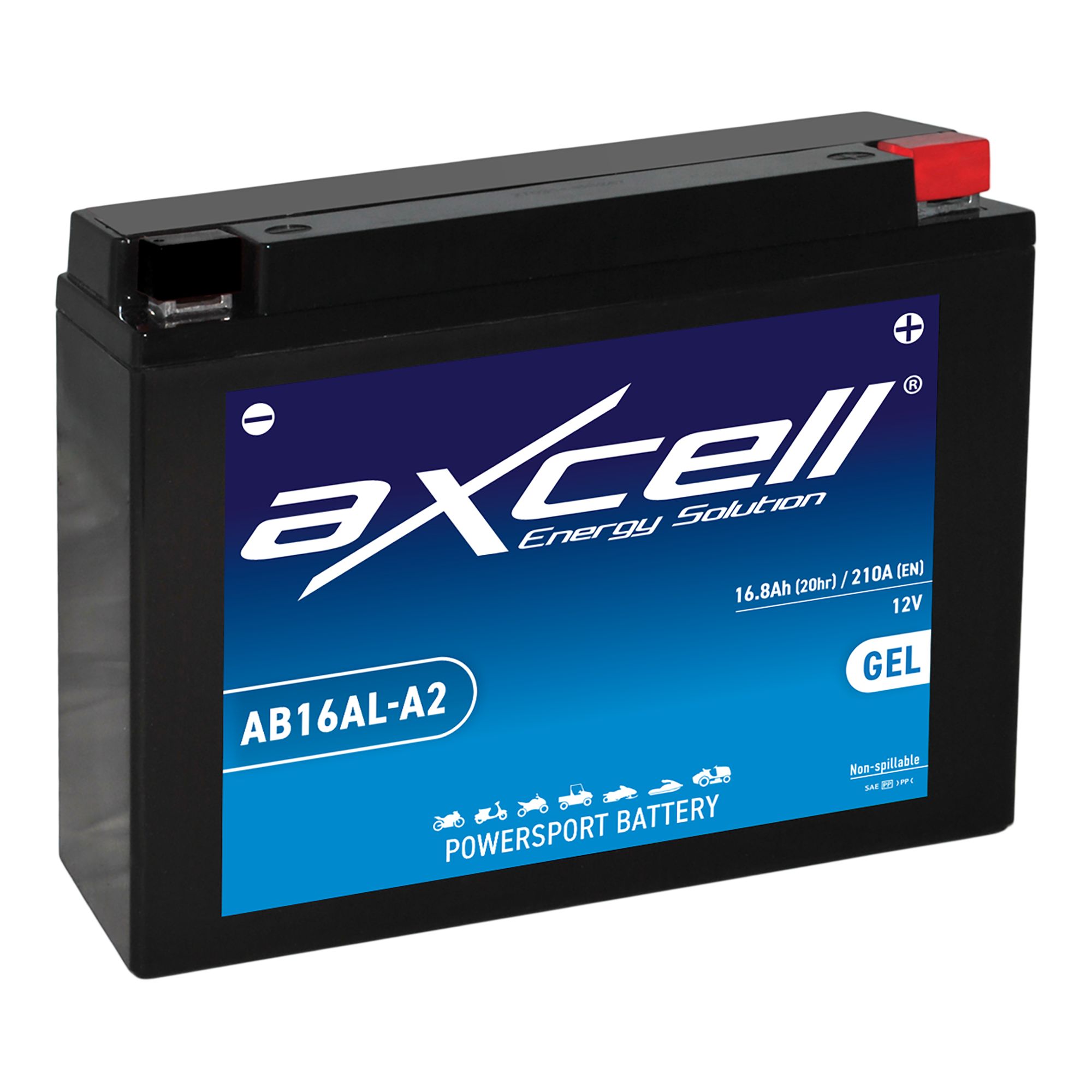 AXCELL Batterie 12V YB16AL-A2 GEL 51616