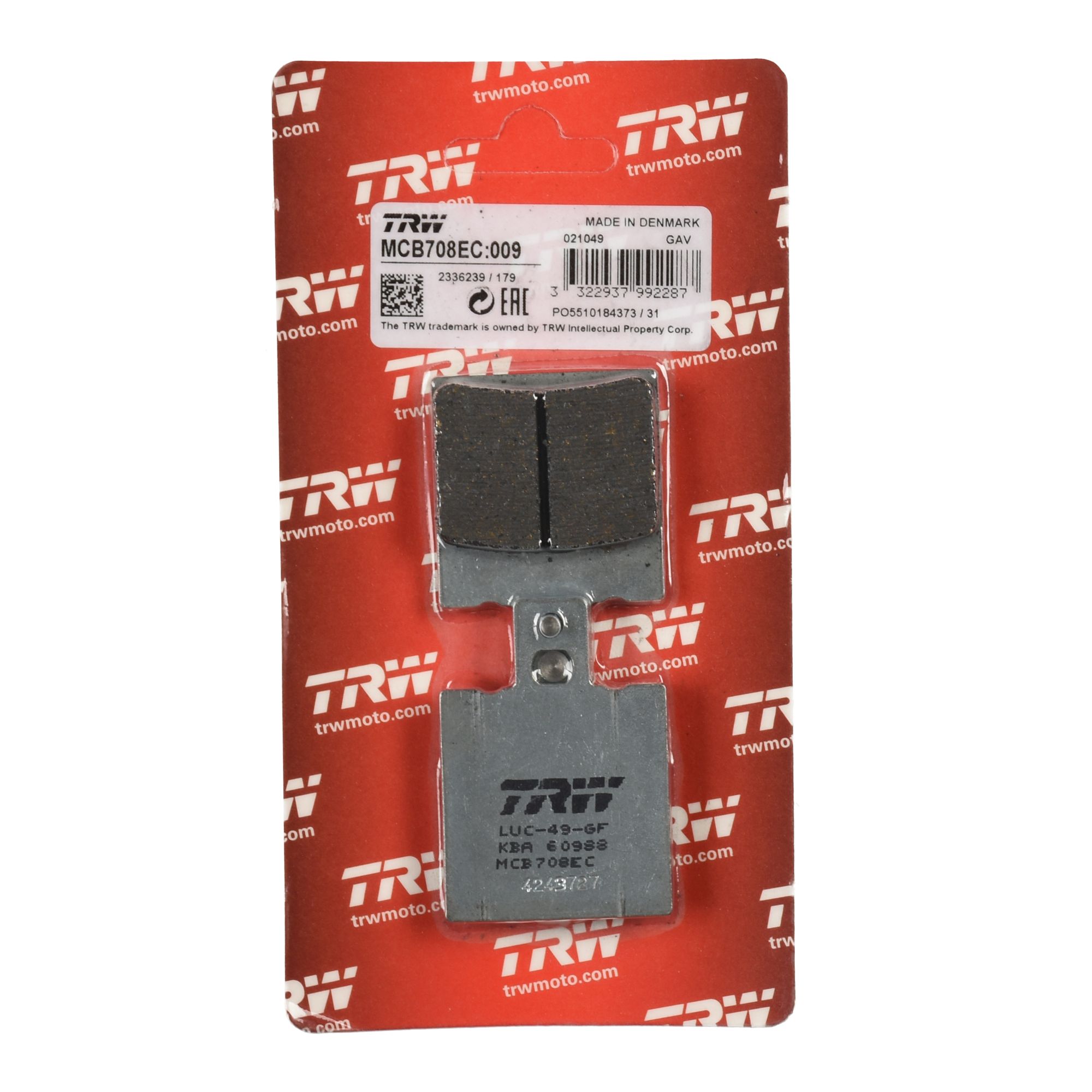 TRW Bremsbelag organisch