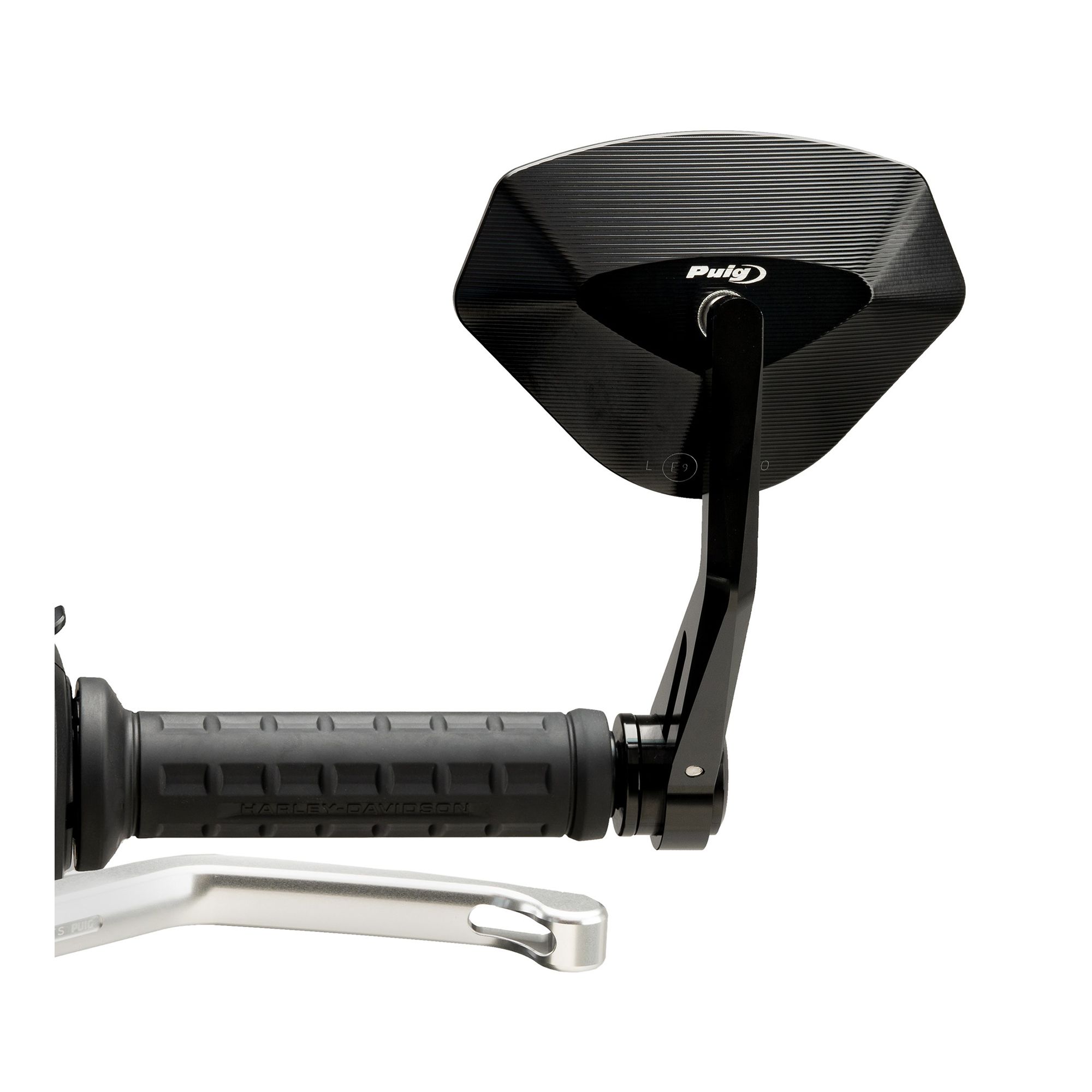 Puig Lenkerendenspiegel 21618N Aluminium schwarz inkl. Adapter