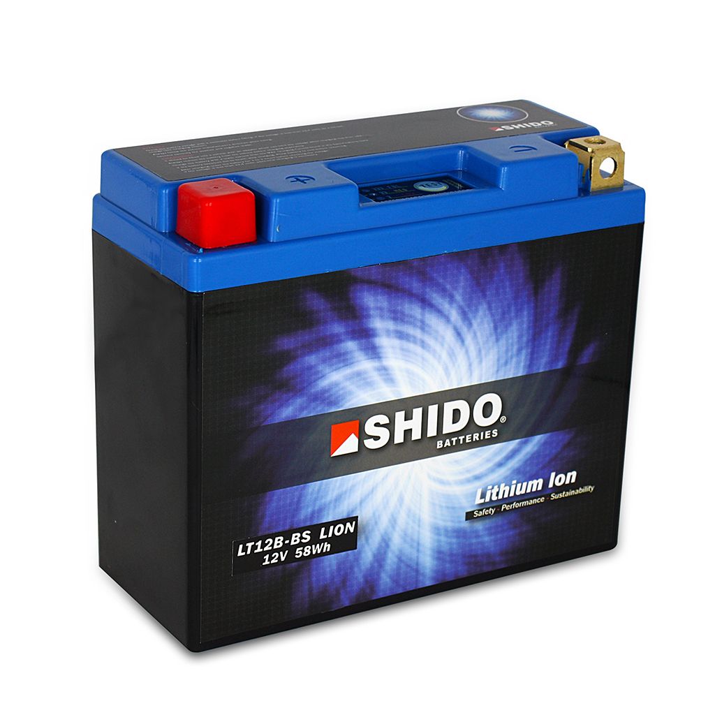 Shido Batterie 12V 4,8AH10AH YT12B-BS Lithium-Ionen 51291