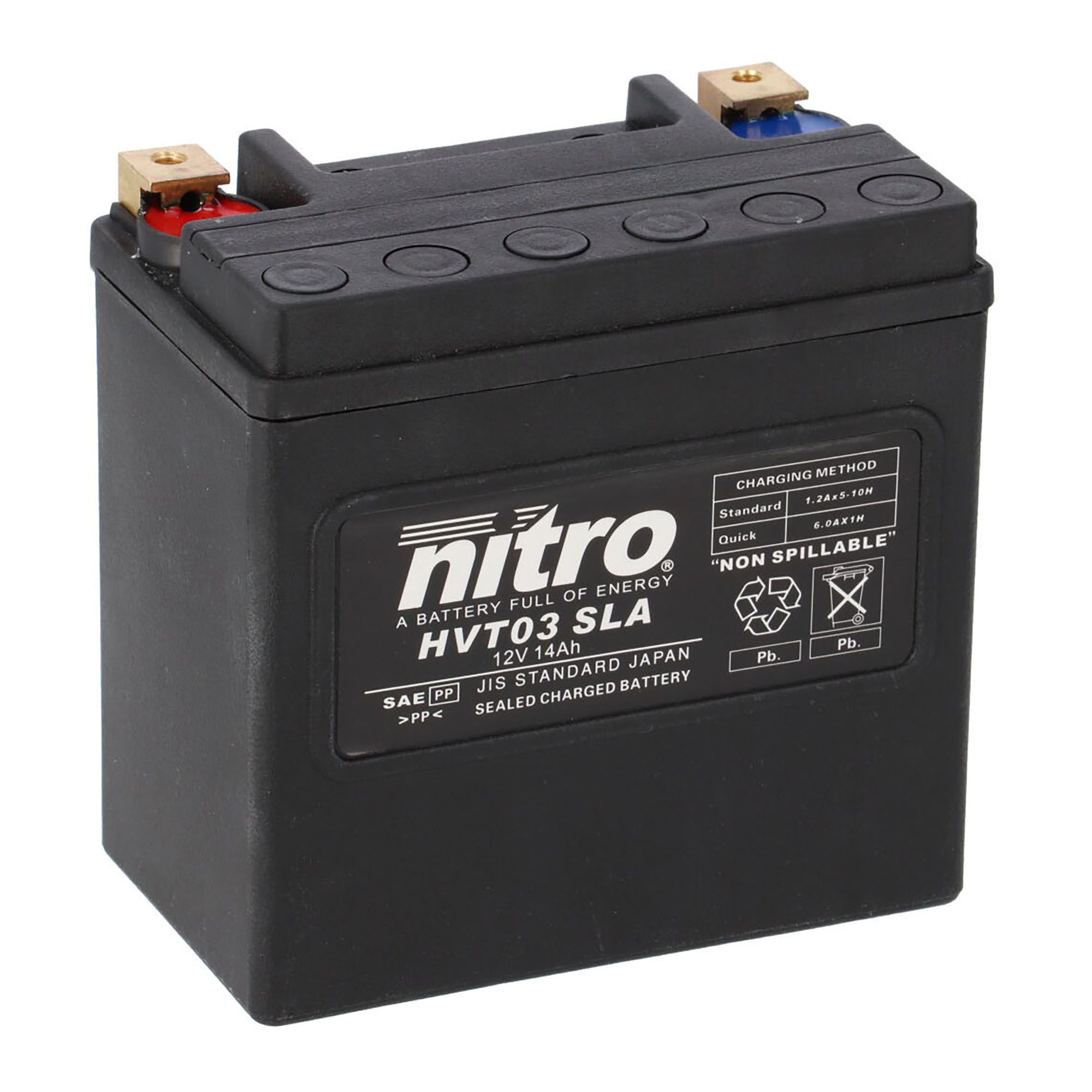 Nitro Batterie 12V 14AH HVT 03 Gel