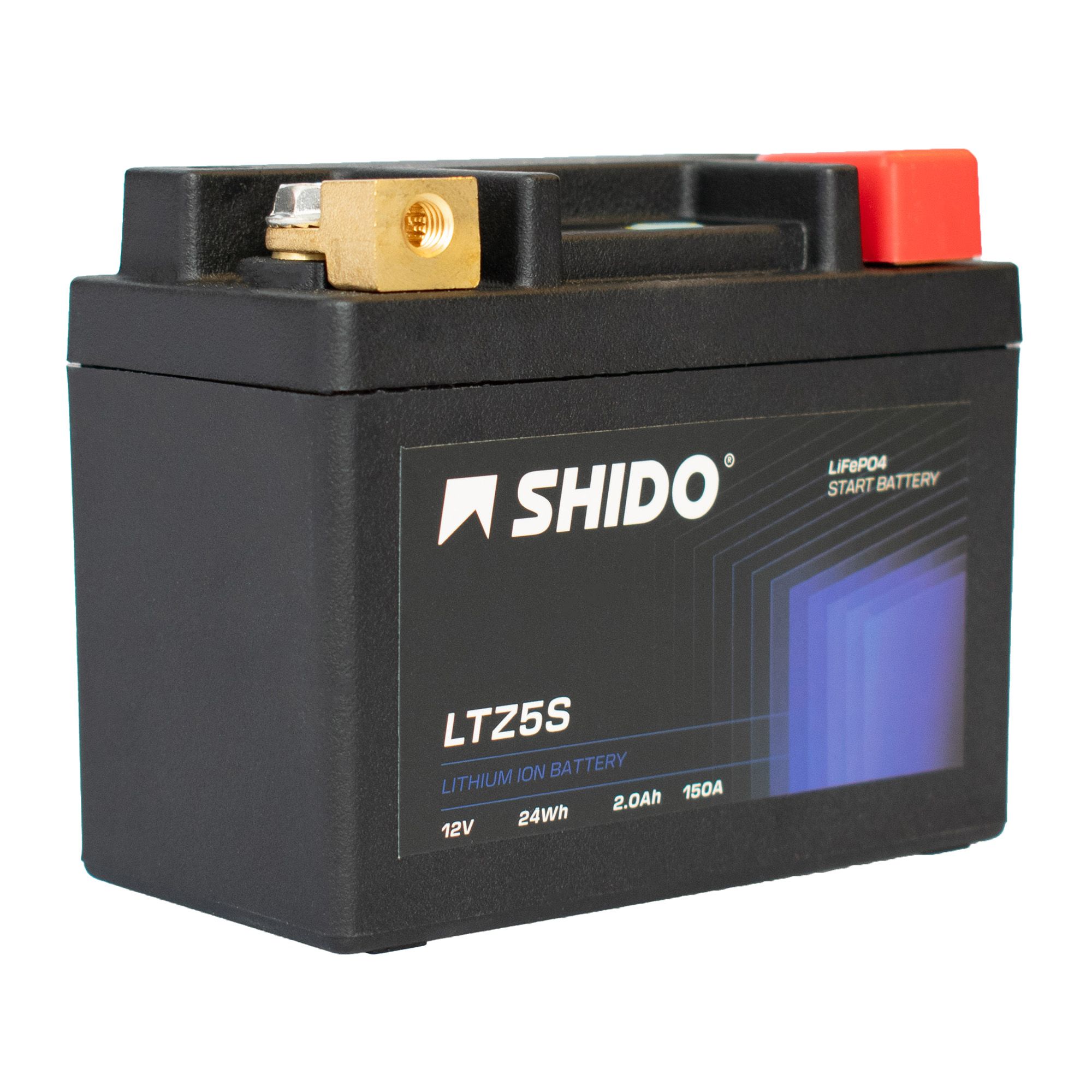 Shido Batterie 12V 2AH4AH YTZ5S Lithium-Ionen