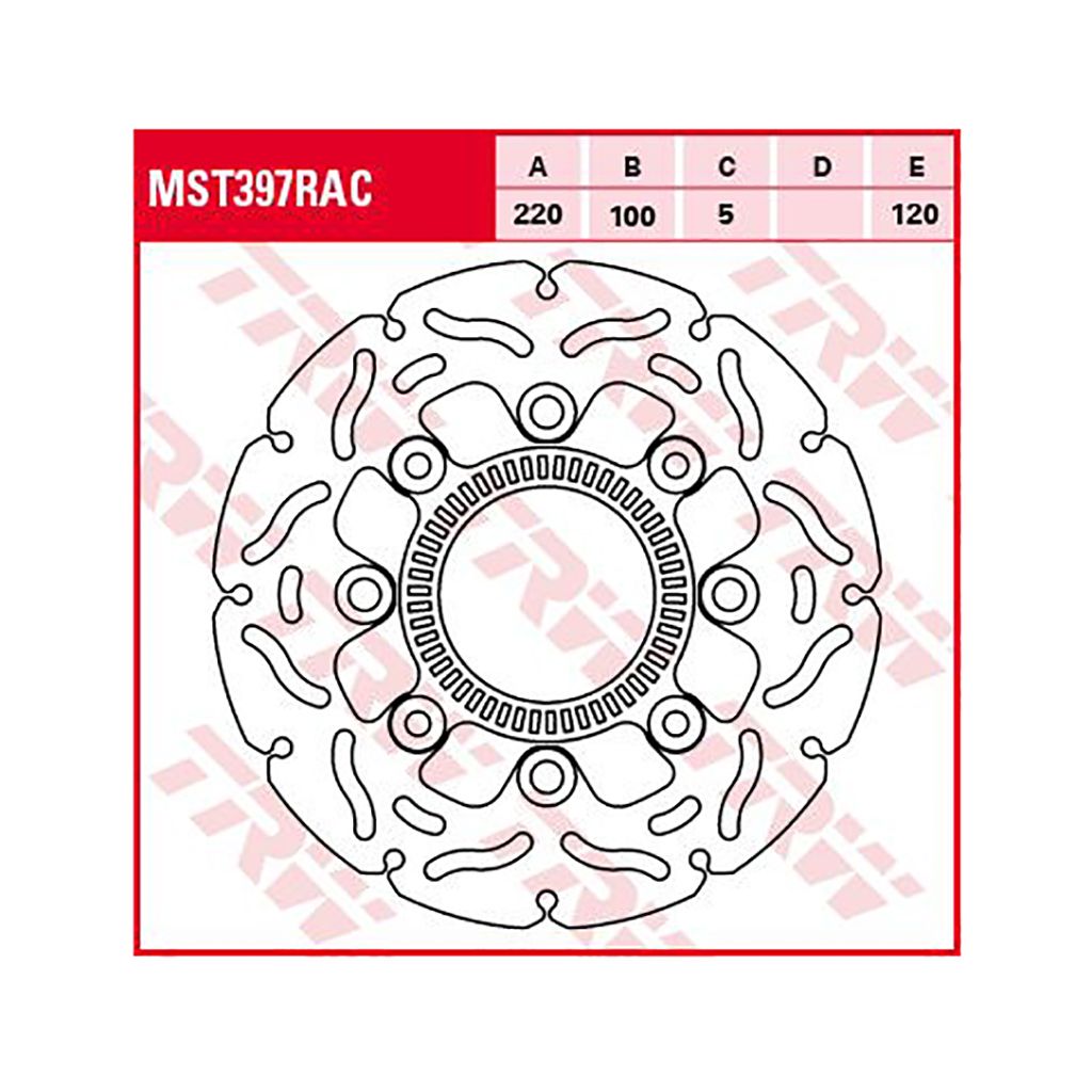 TRW Bremsscheibe inklusive ABS Ring