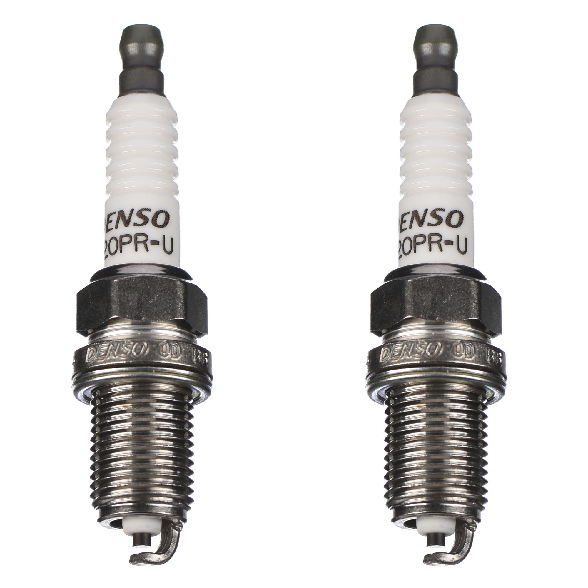 DENSO Zündkerze K20PR-U m. fester Mutter 2er Set