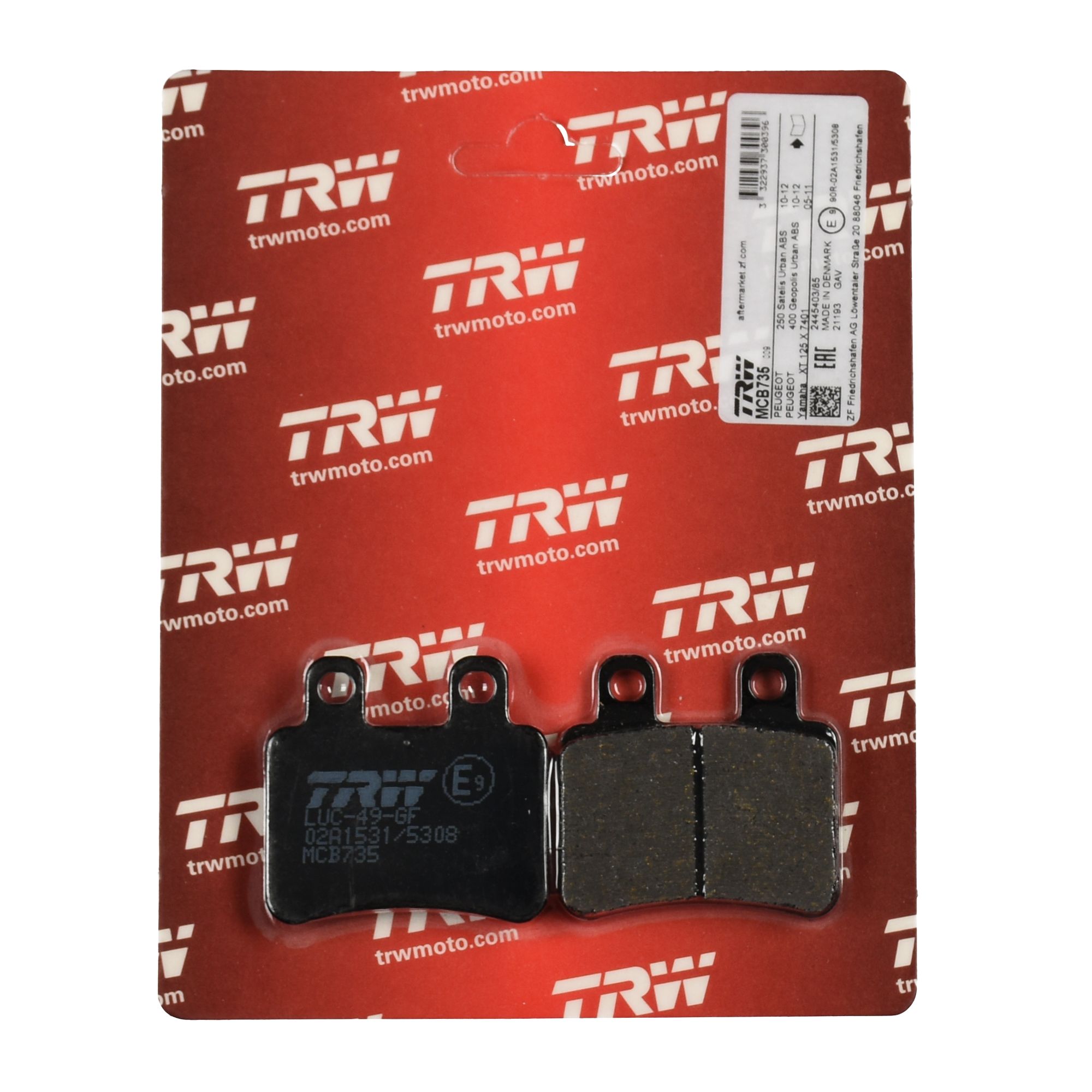 TRW Bremsbelag organisch