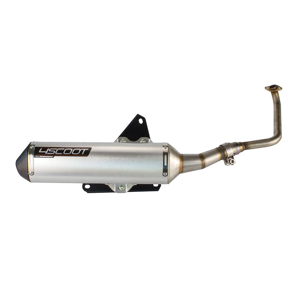Tecnigas Auspuff 4 Scoot f. Vergasermodelle inklusive Krümmer und Halterungen