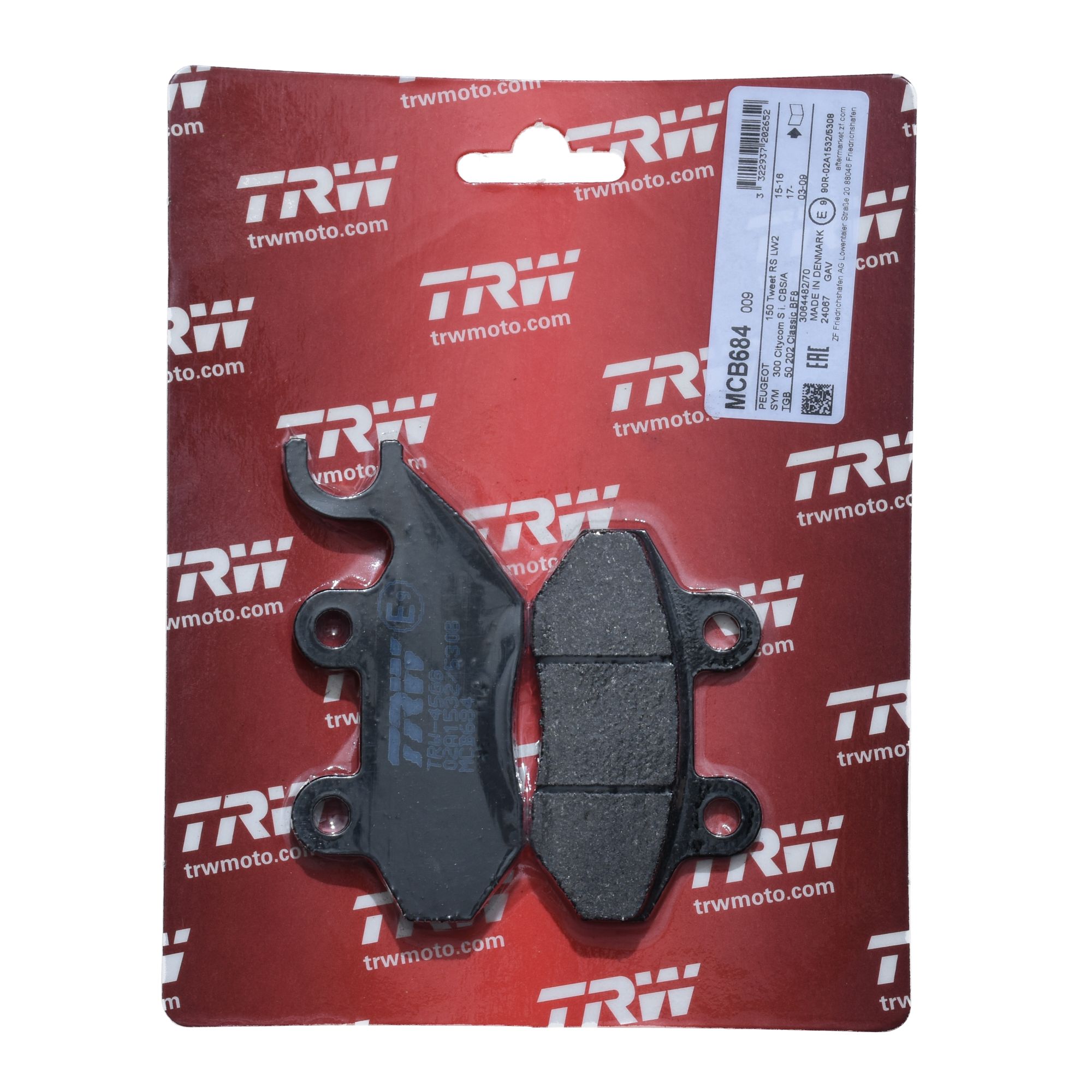 TRW Bremsbelag organisch