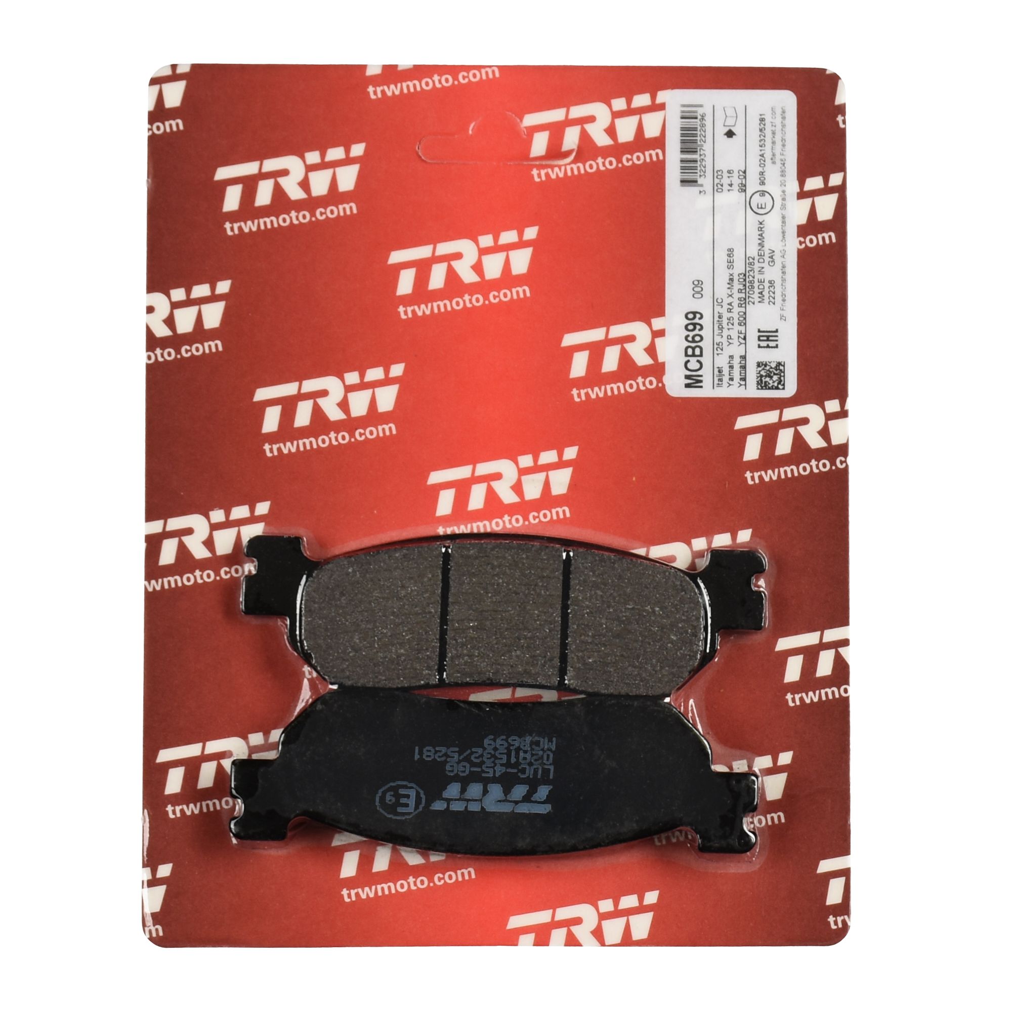 TRW Bremsbelag organisch