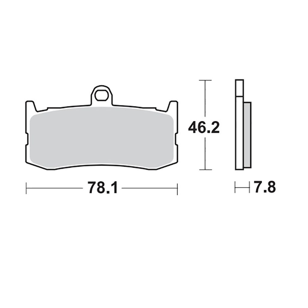 Moto-Master Bremsbelag RoadPRO Sinter vorn