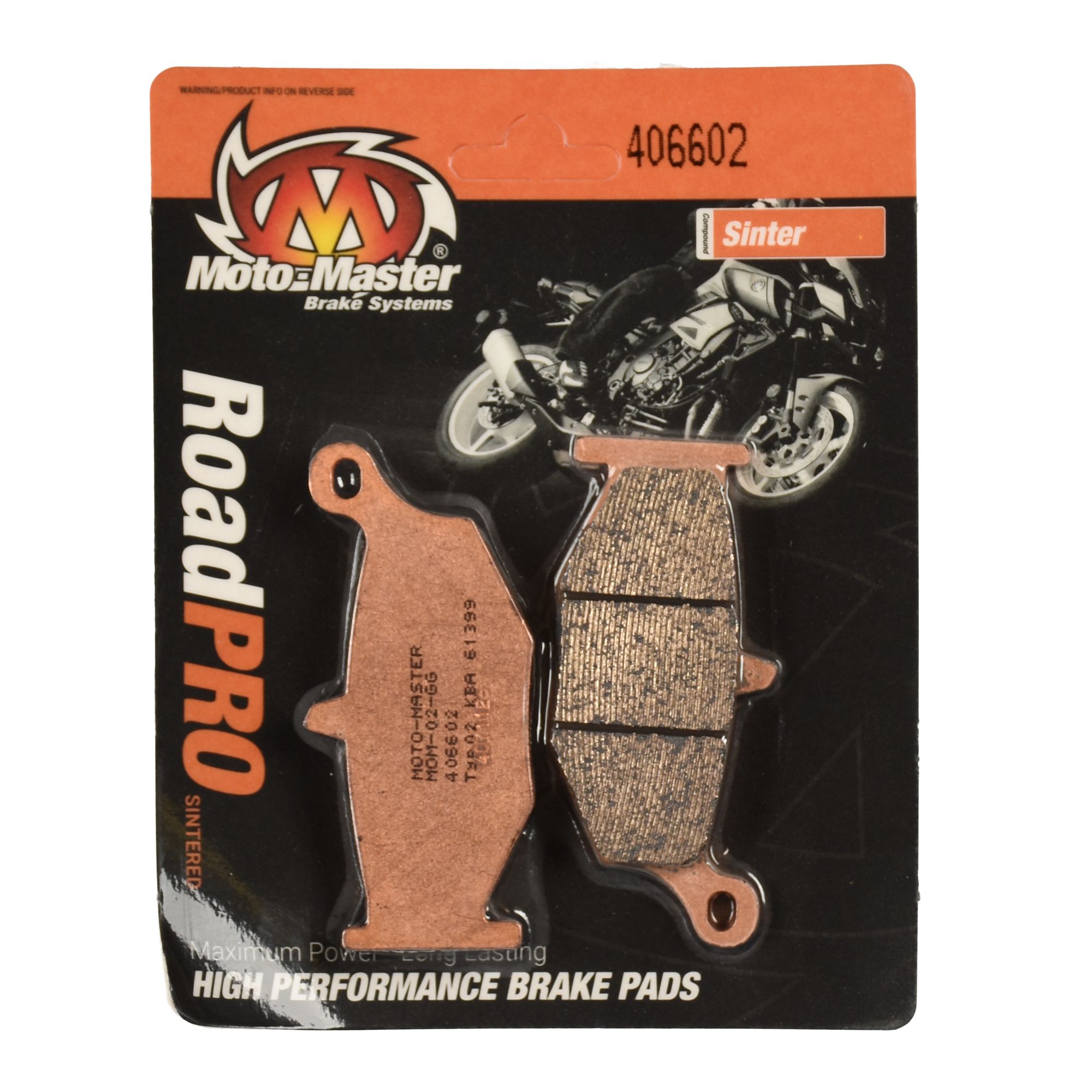 Moto-Master Bremsbelag RoadPRO Sinter hinten