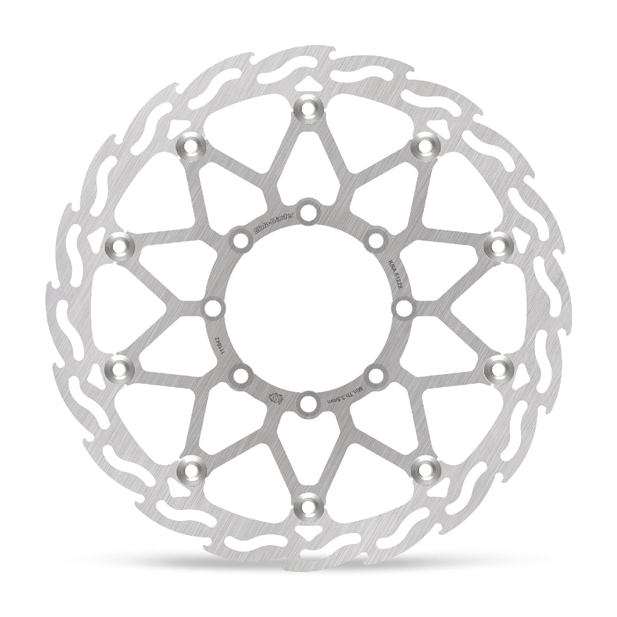 Moto-Master Bremsscheibe Flame vorn schwim. mit ABE Supermoto Street 320