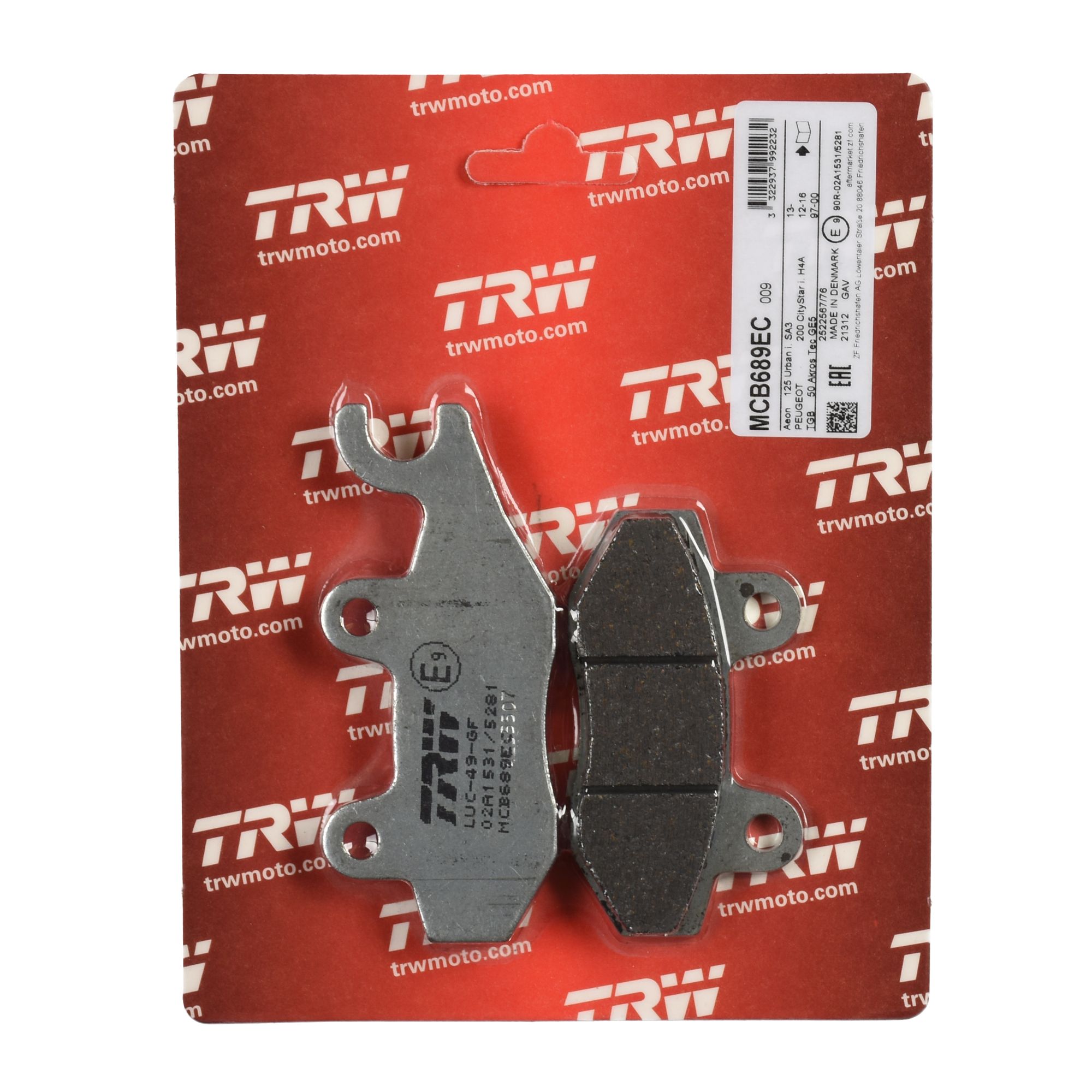 TRW Bremsbelag organisch