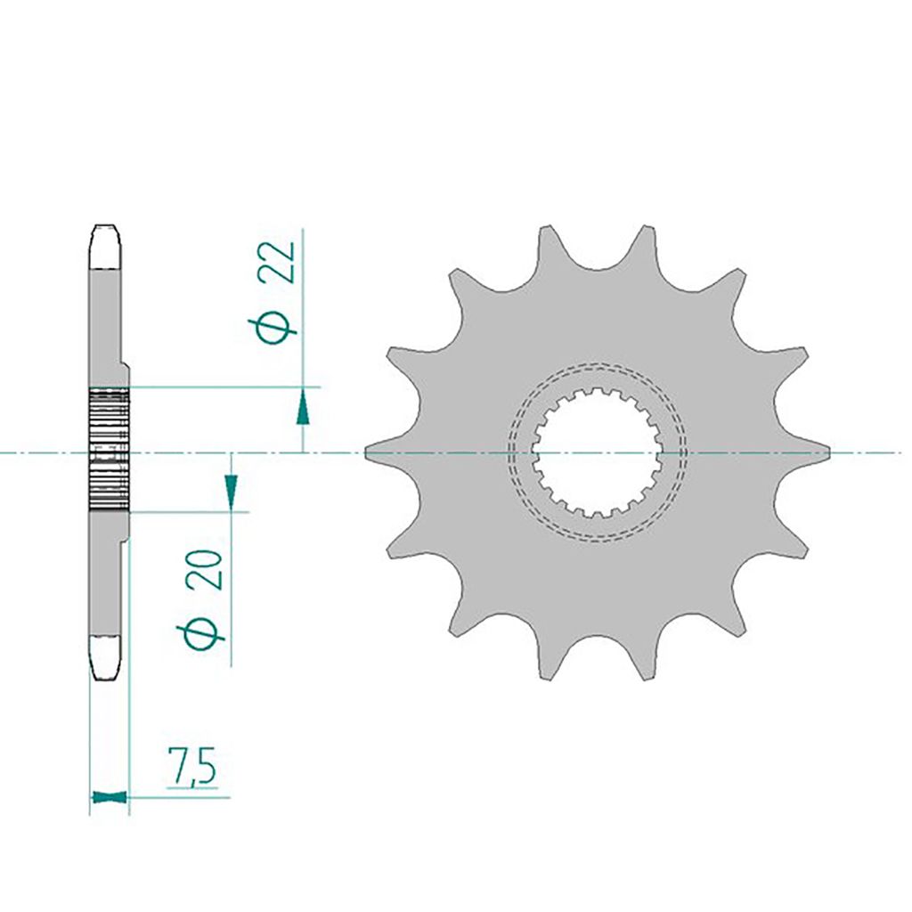 Esjot Ritzel 20210-13 #520 Sport 13 Zähne