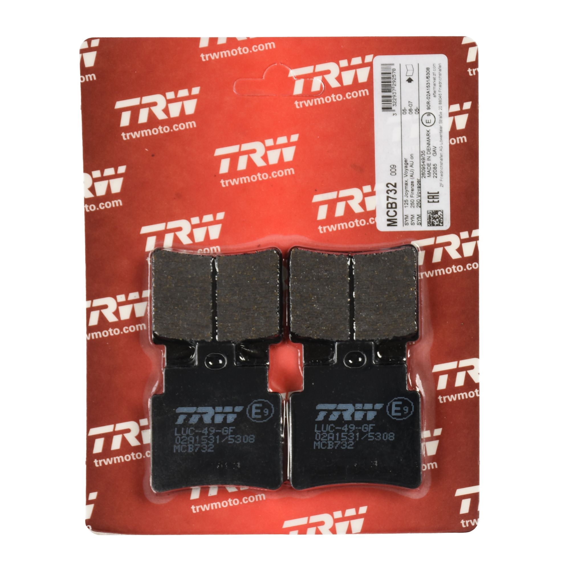 TRW Bremsbelag organisch