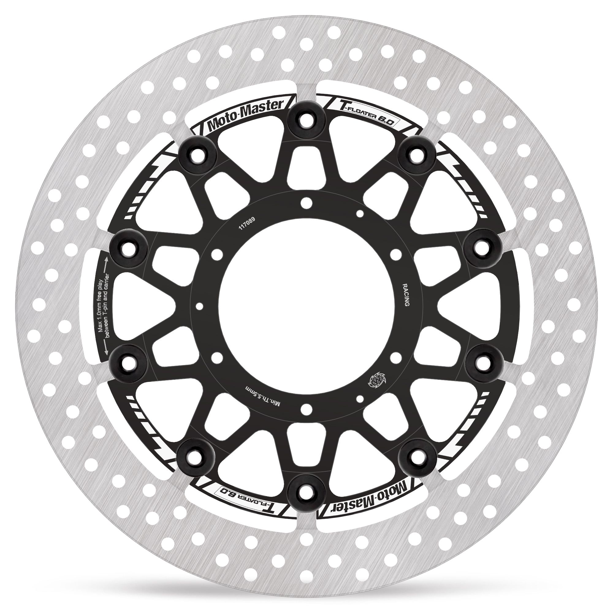 Moto-Master Bremsscheibe Halo T-Floater Racing - 6,0 mm