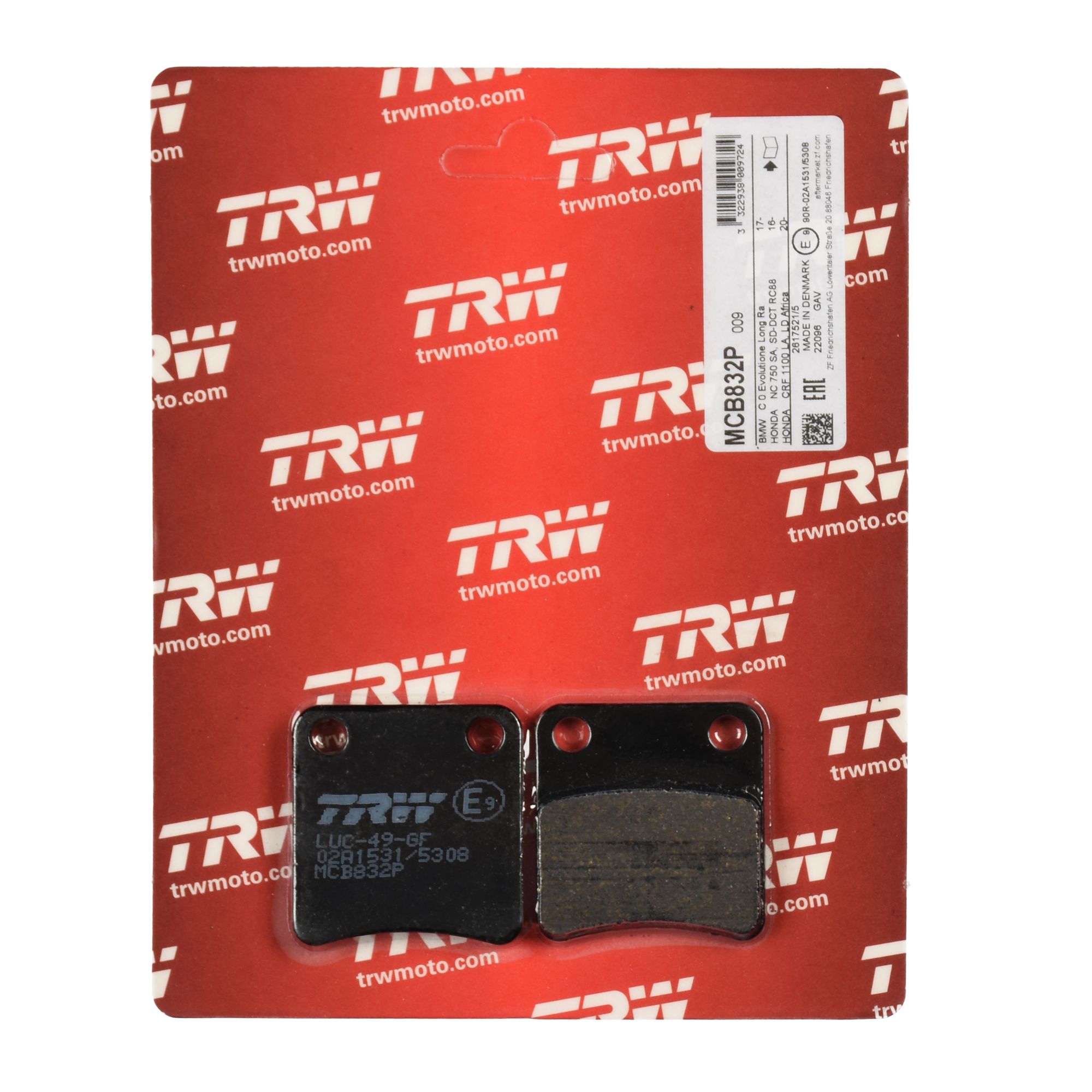 TRW Bremsbelag Parkbremse