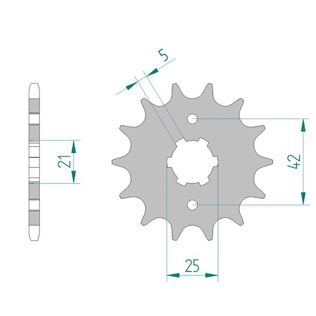 Esjot Ritzel 21301-13 #520 Sport 13 Zähne