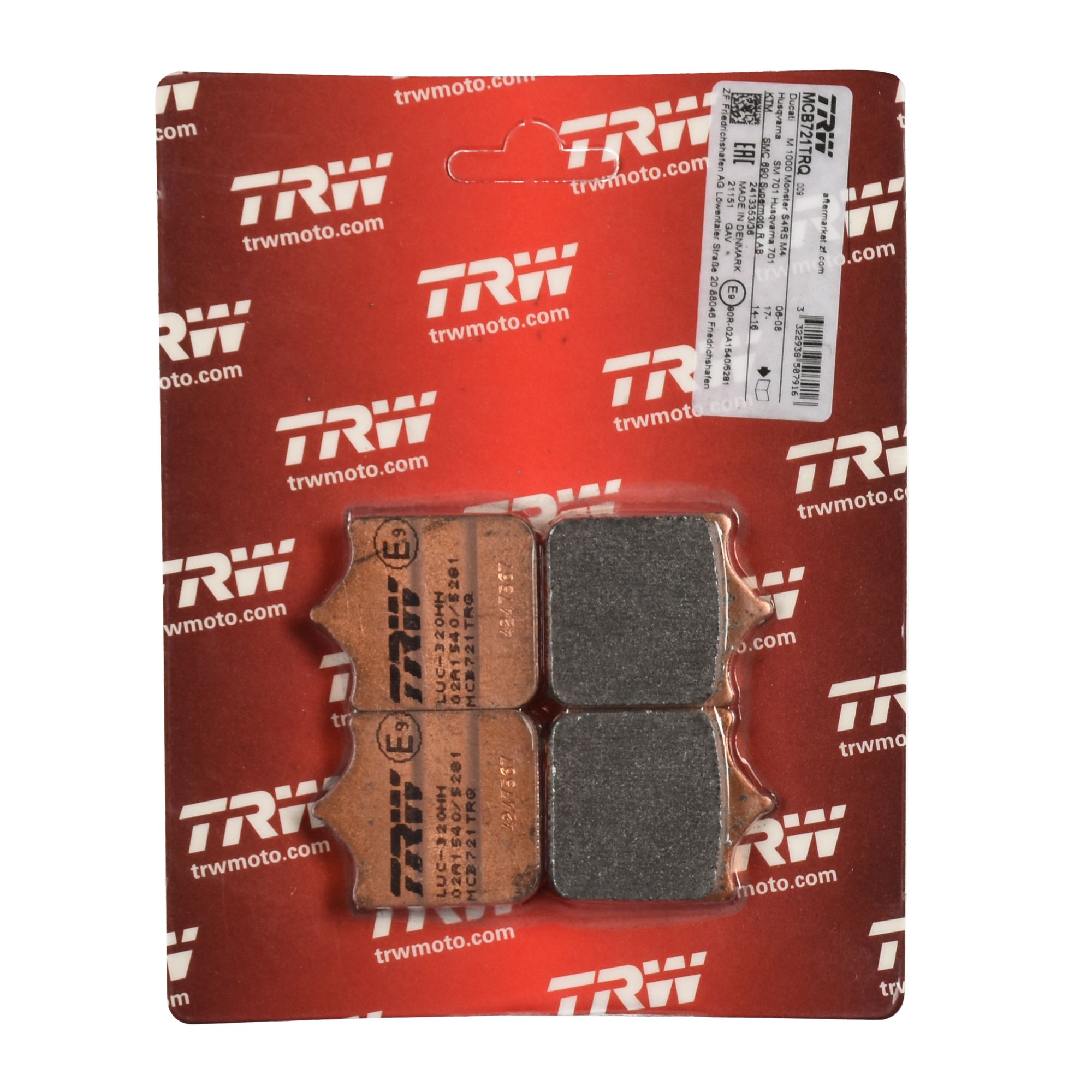 TRW Bremsbelag Sinter Racing ABE