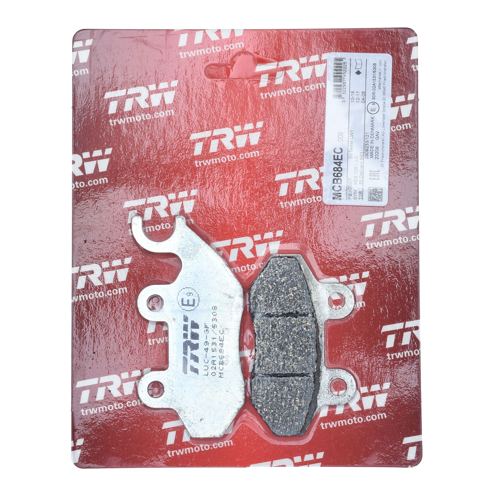 TRW Bremsbelag organisch
