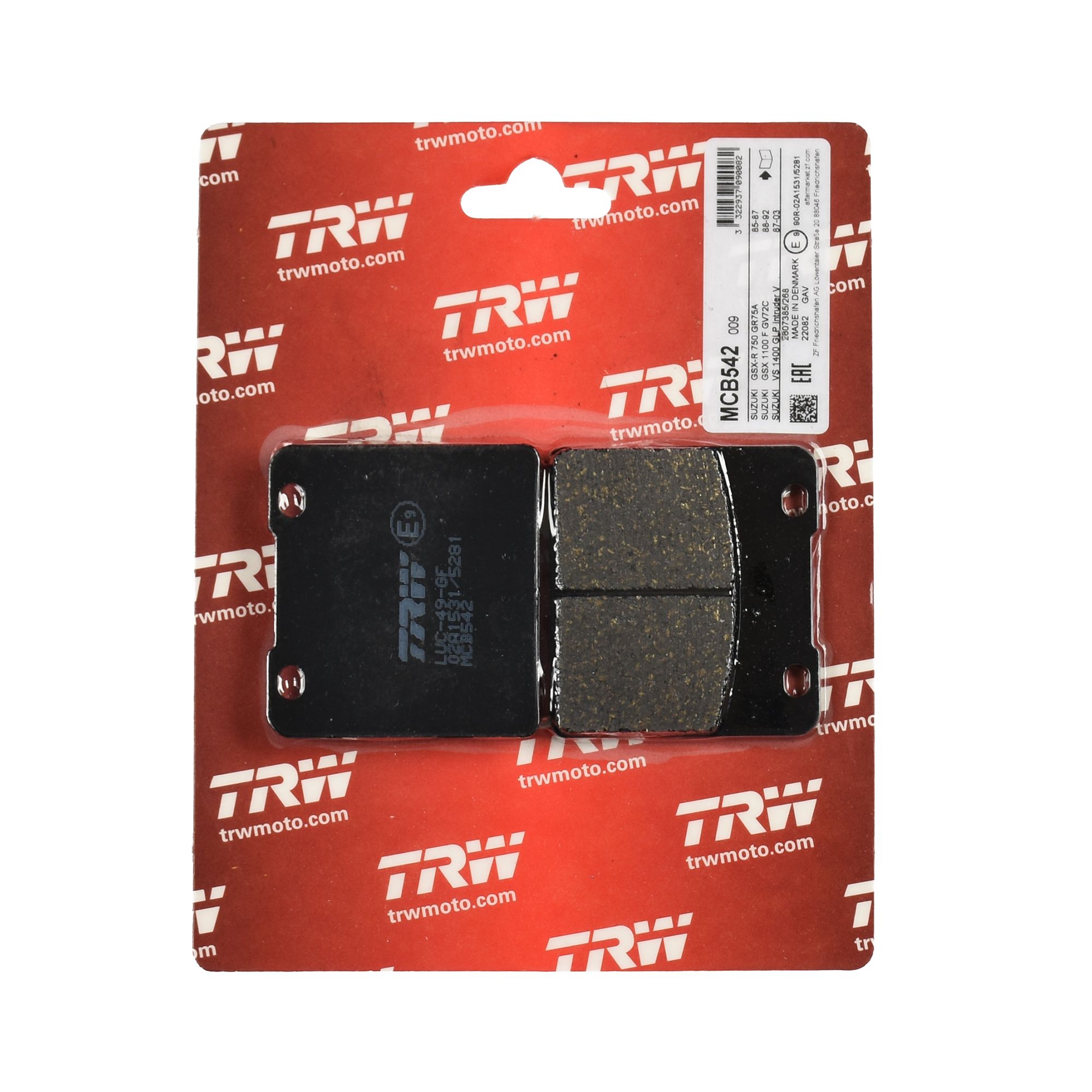 TRW Bremsbelag organisch