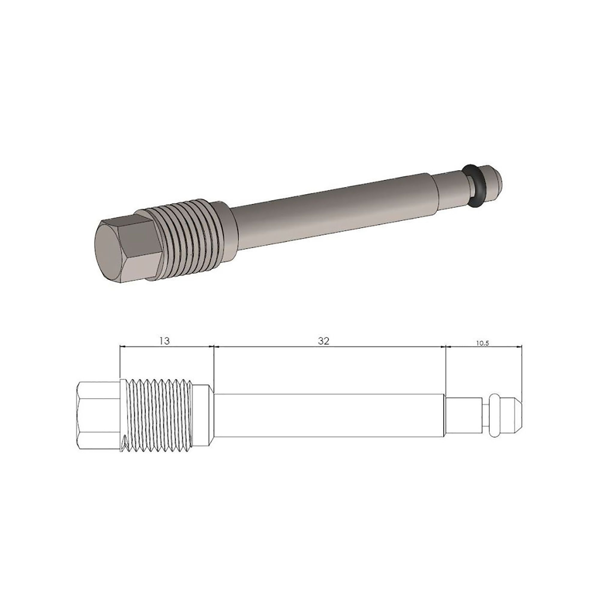 Moto-Master Bremsbelag Gleitstift
