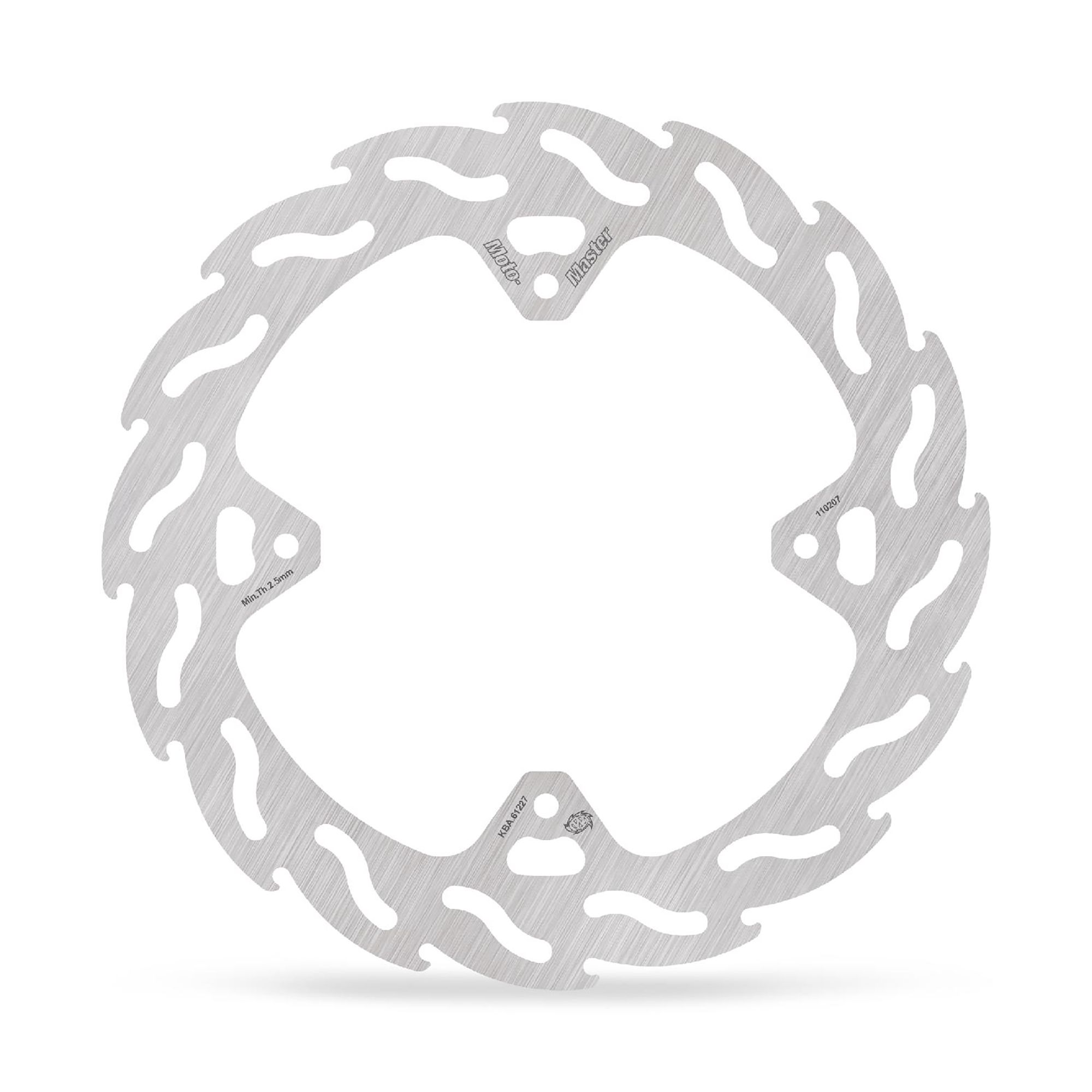 Moto-Master Bremsscheibe Flame hinten starr mit ABE