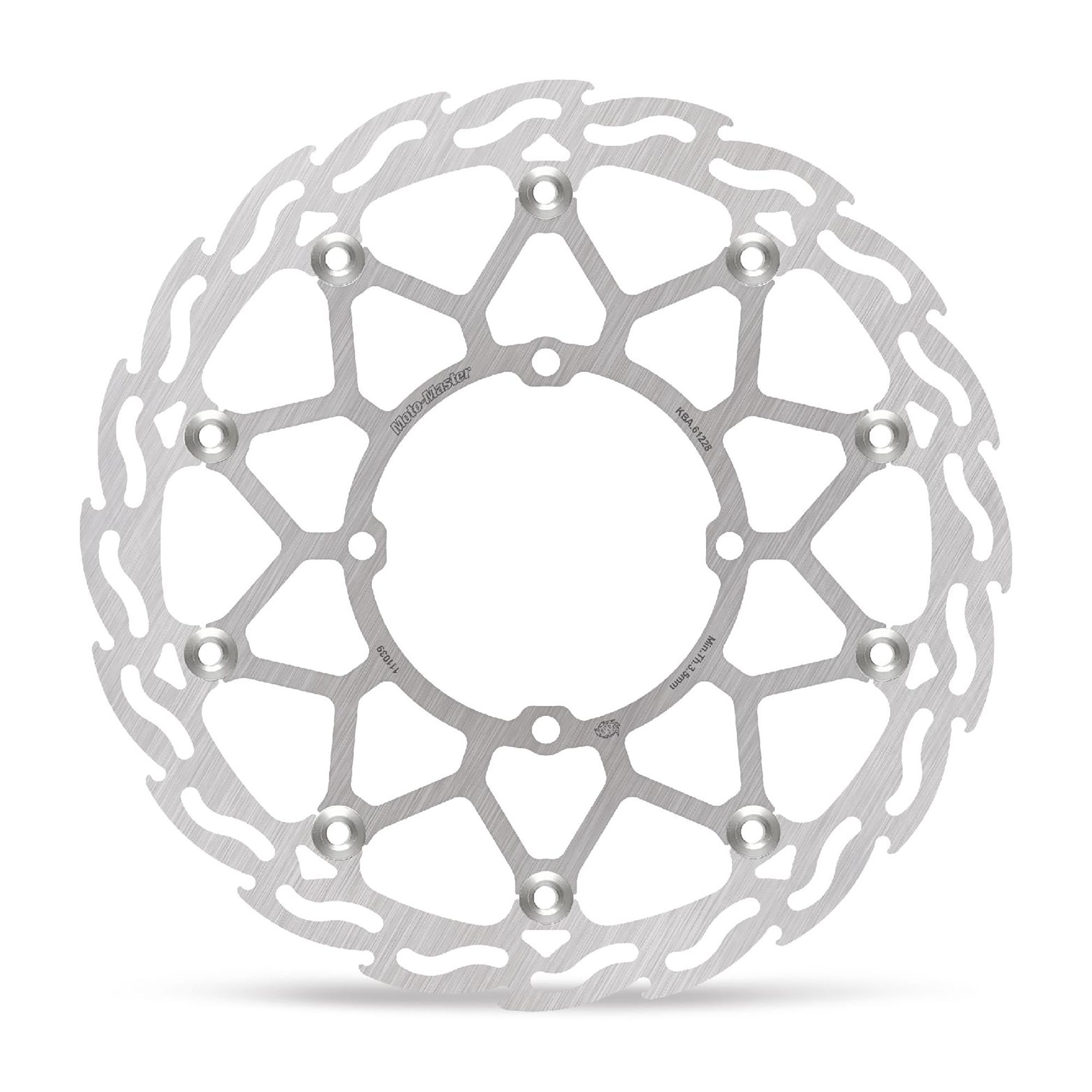 Moto-Master Bremsscheibe Flame vorn schwim. mit ABE Supermoto Street 320