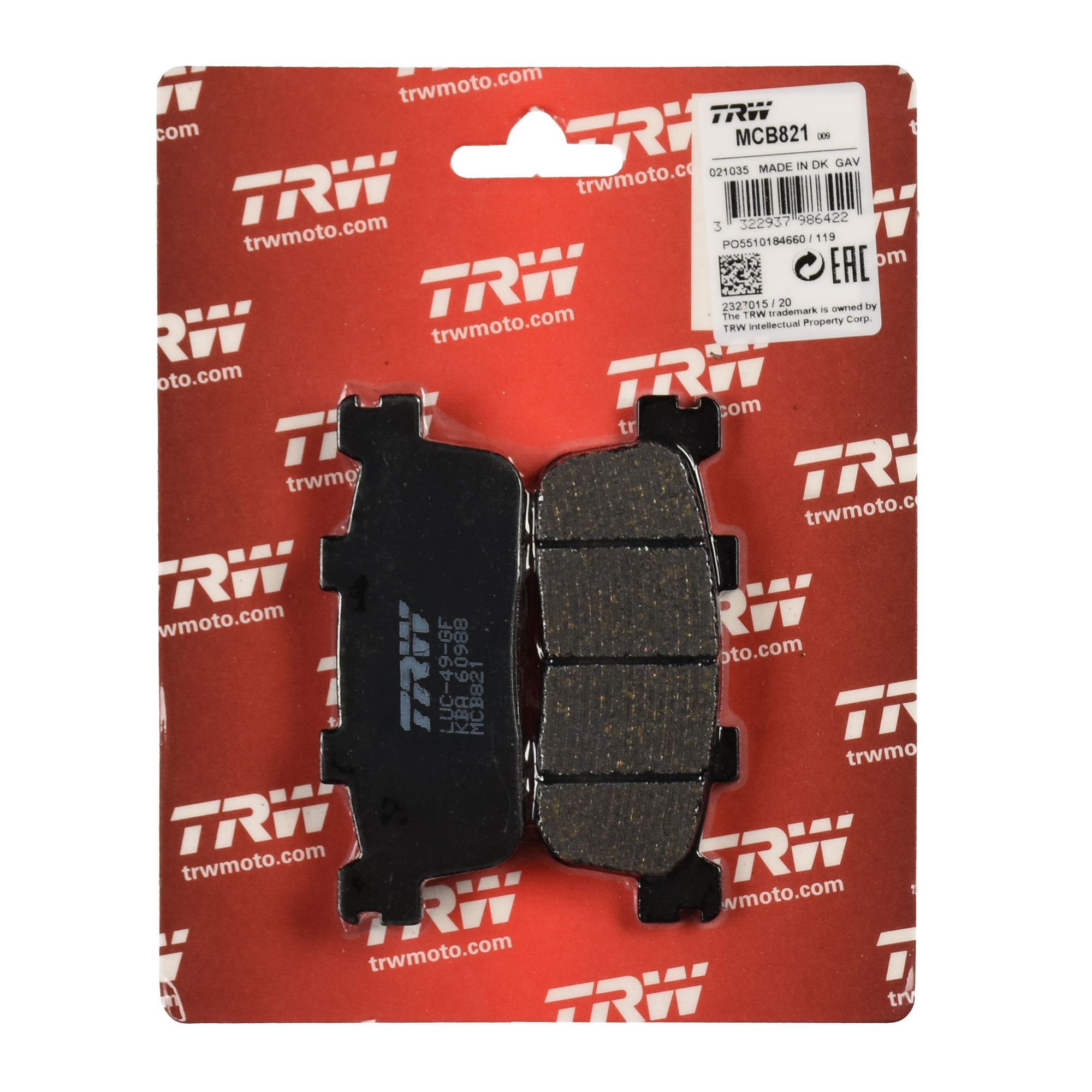 TRW Bremsbelag organisch