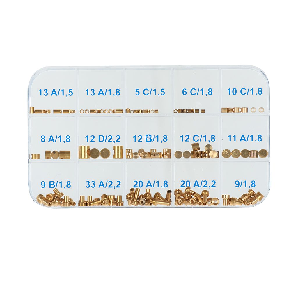 MotoLibre Lötnippel Sortiment 12x10 Stück 3x5 Stück