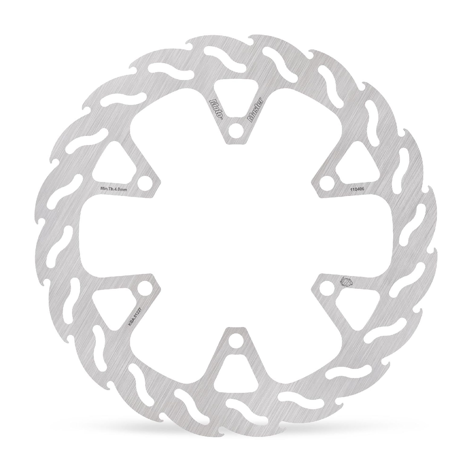 Moto-Master Bremsscheibe Flame vorn rechts starr mit ABE