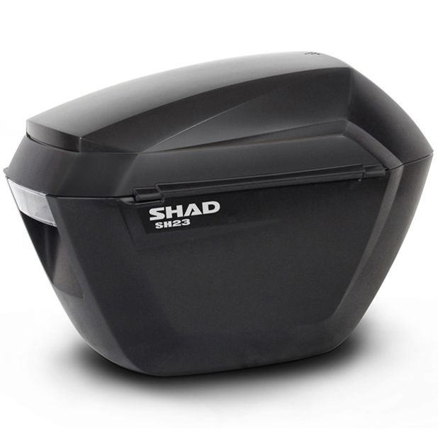 SHAD Seitenkoffer SH23 Schwarz/Schwarz rechts und links