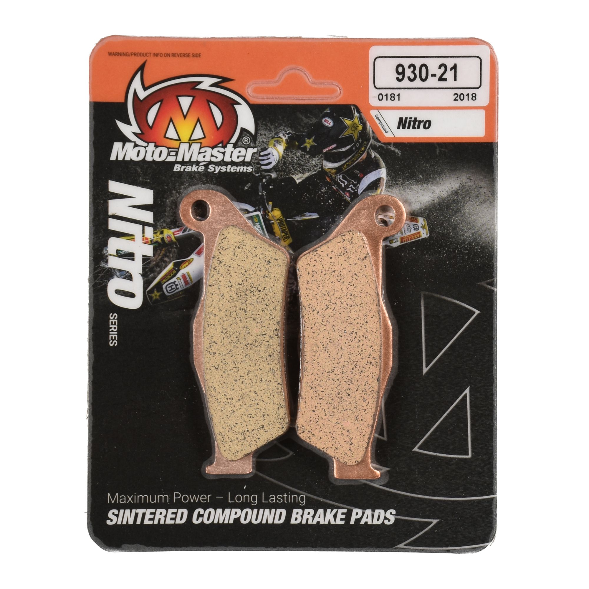 Moto-Master Bremsbelag Nitro ohne ABE