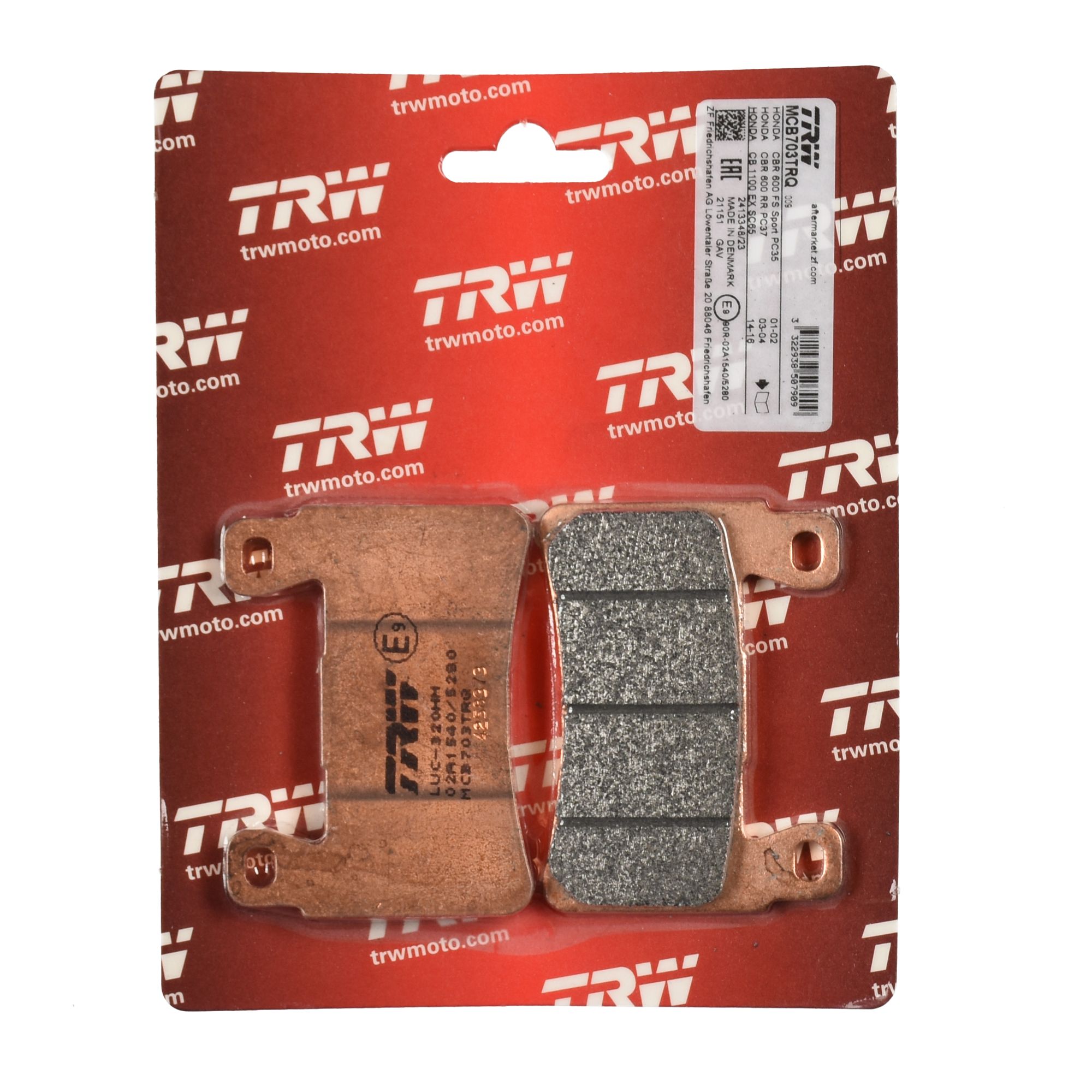 TRW Bremsbelag Sinter Racing ABE