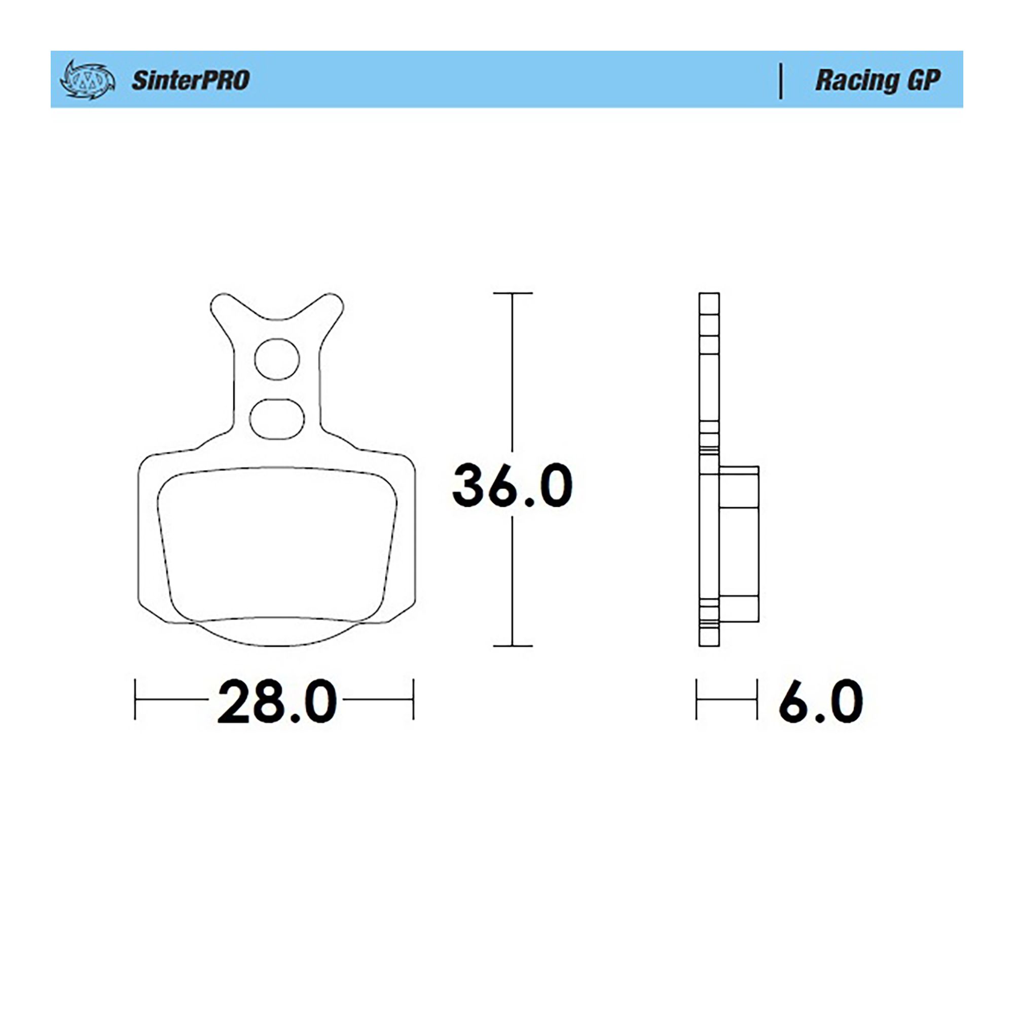 Moto-Master Bremsbelag Racing