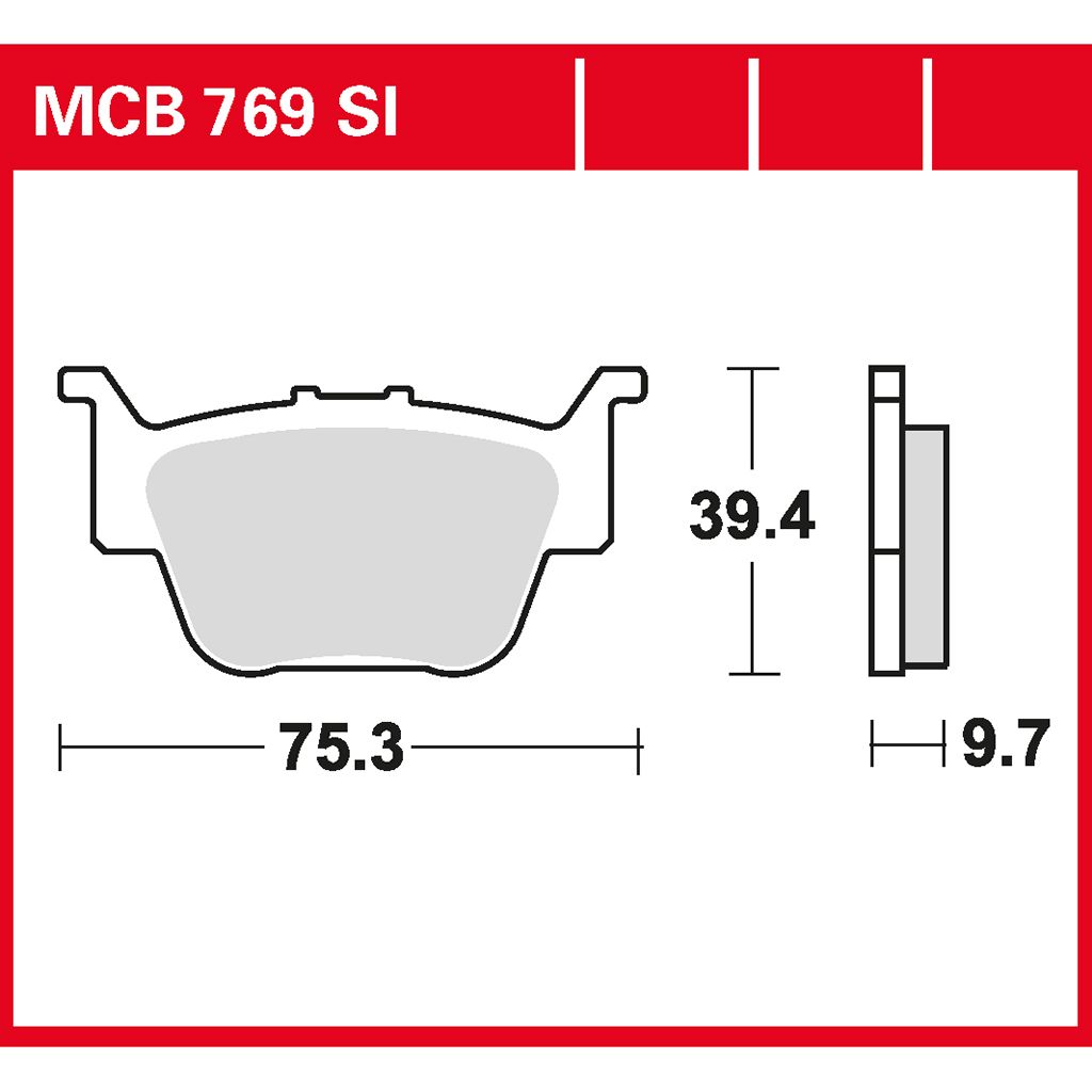 TRW Bremsbelag Sinter Offroad