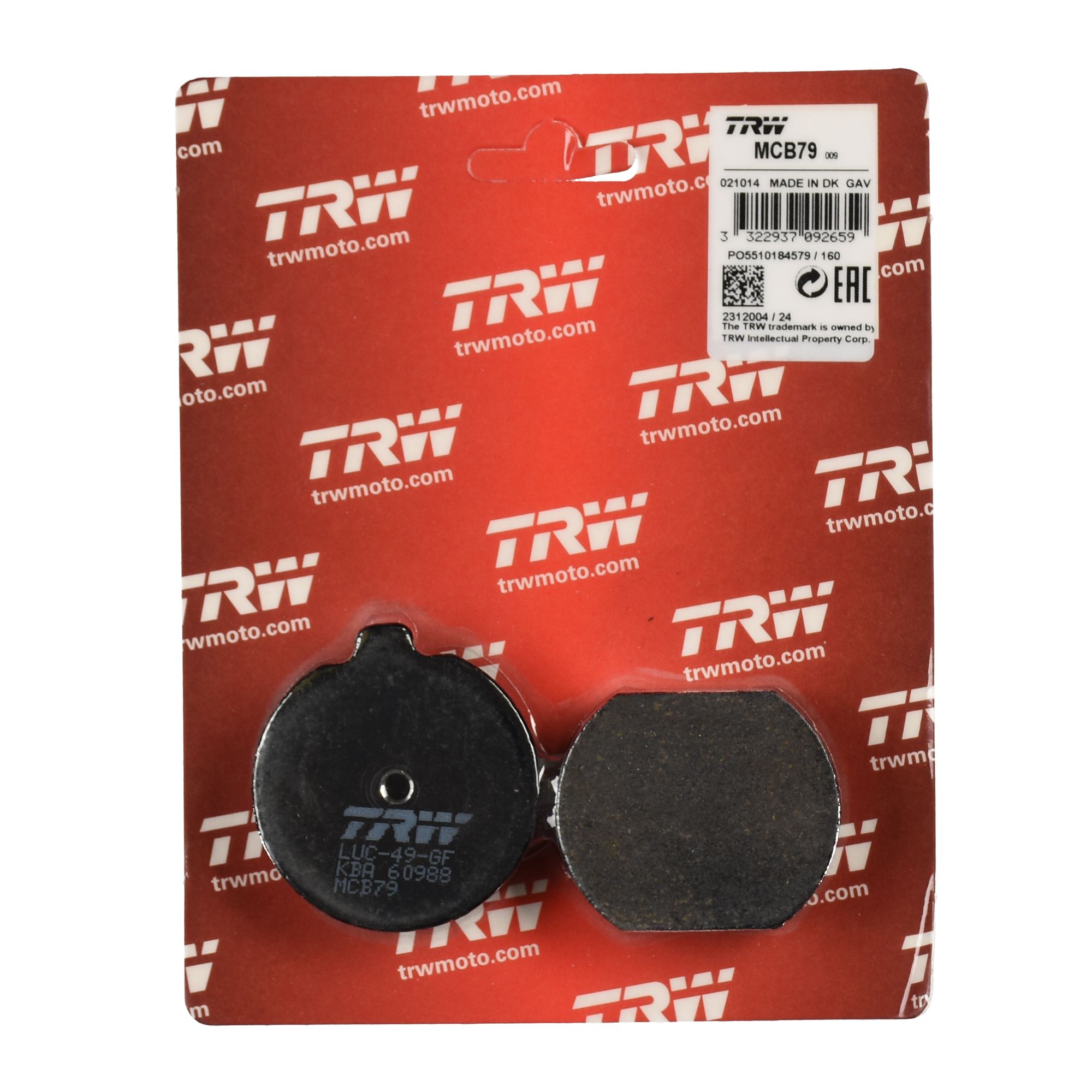 TRW Bremsbelag organisch