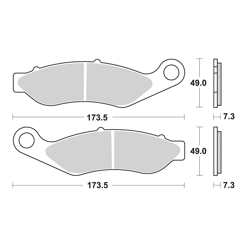 TRW Bremsbelag Sinter Street