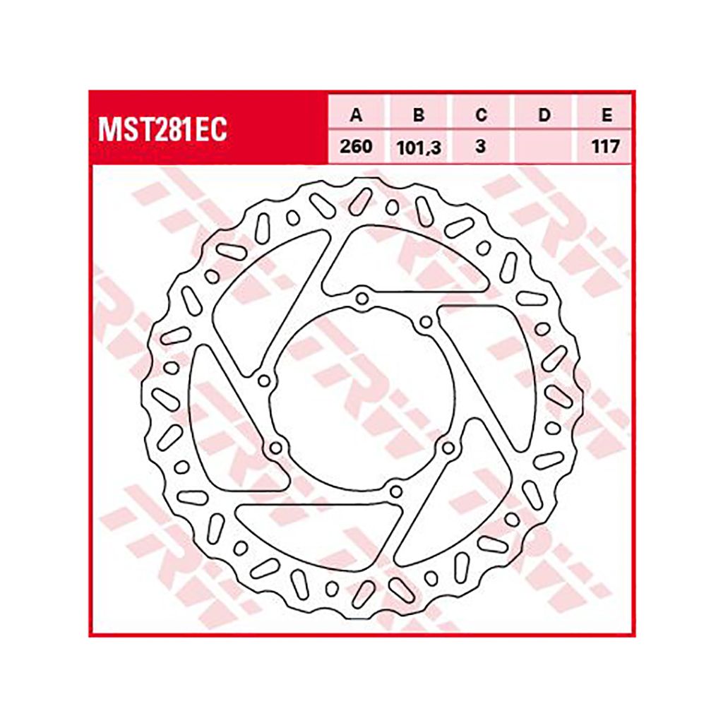 TRW Bremsscheibe Eco Offroad